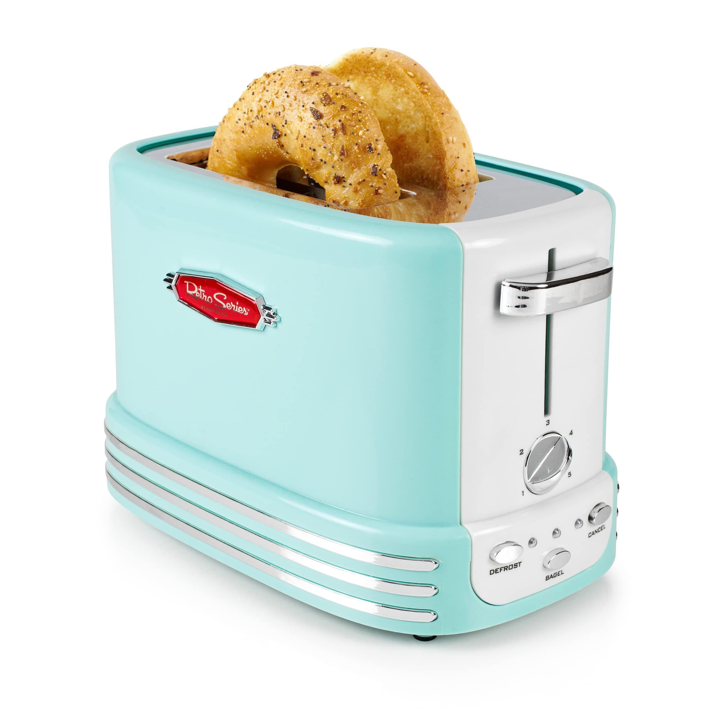 Nostalgia Retro Wide 2-Slice Toaster