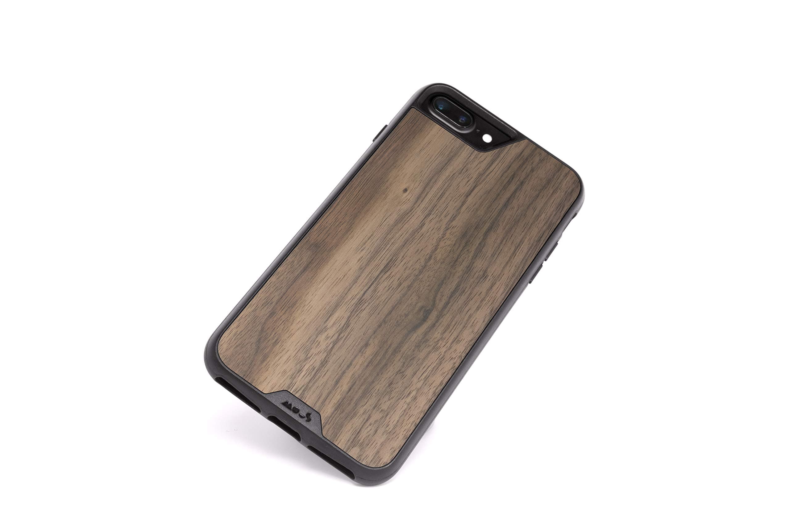 Mous - Protective Case for iPhone 8+/7+/6S+/6+ Plus - Limitless 2.0 - Walnut - Screen Protector Included