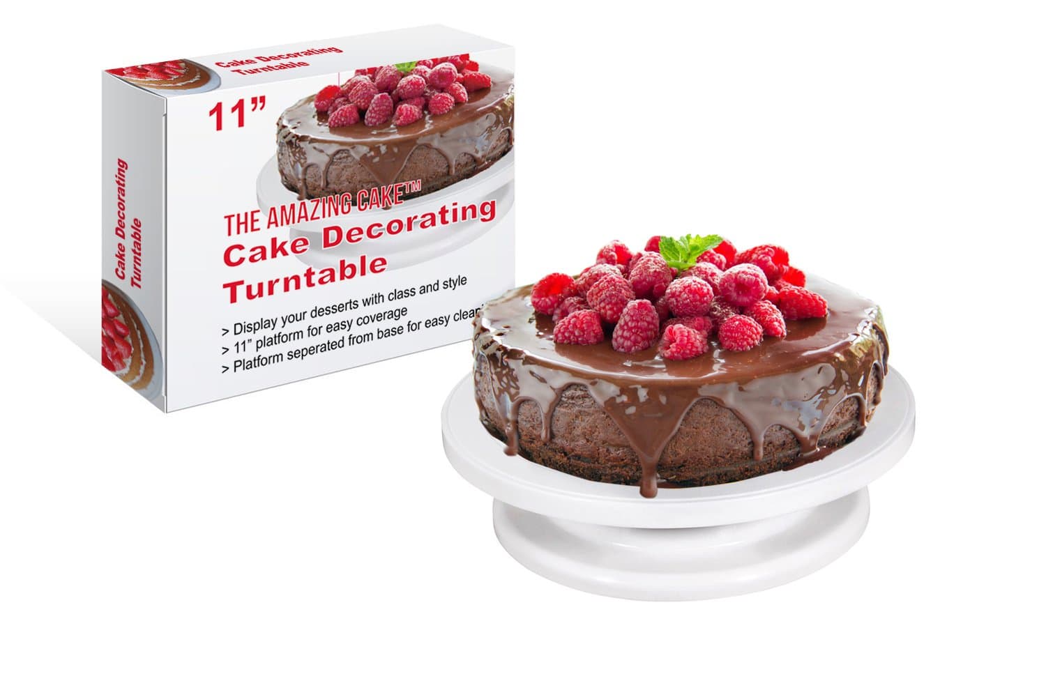 Turntable Rotating Stand with 11-Inch Platform