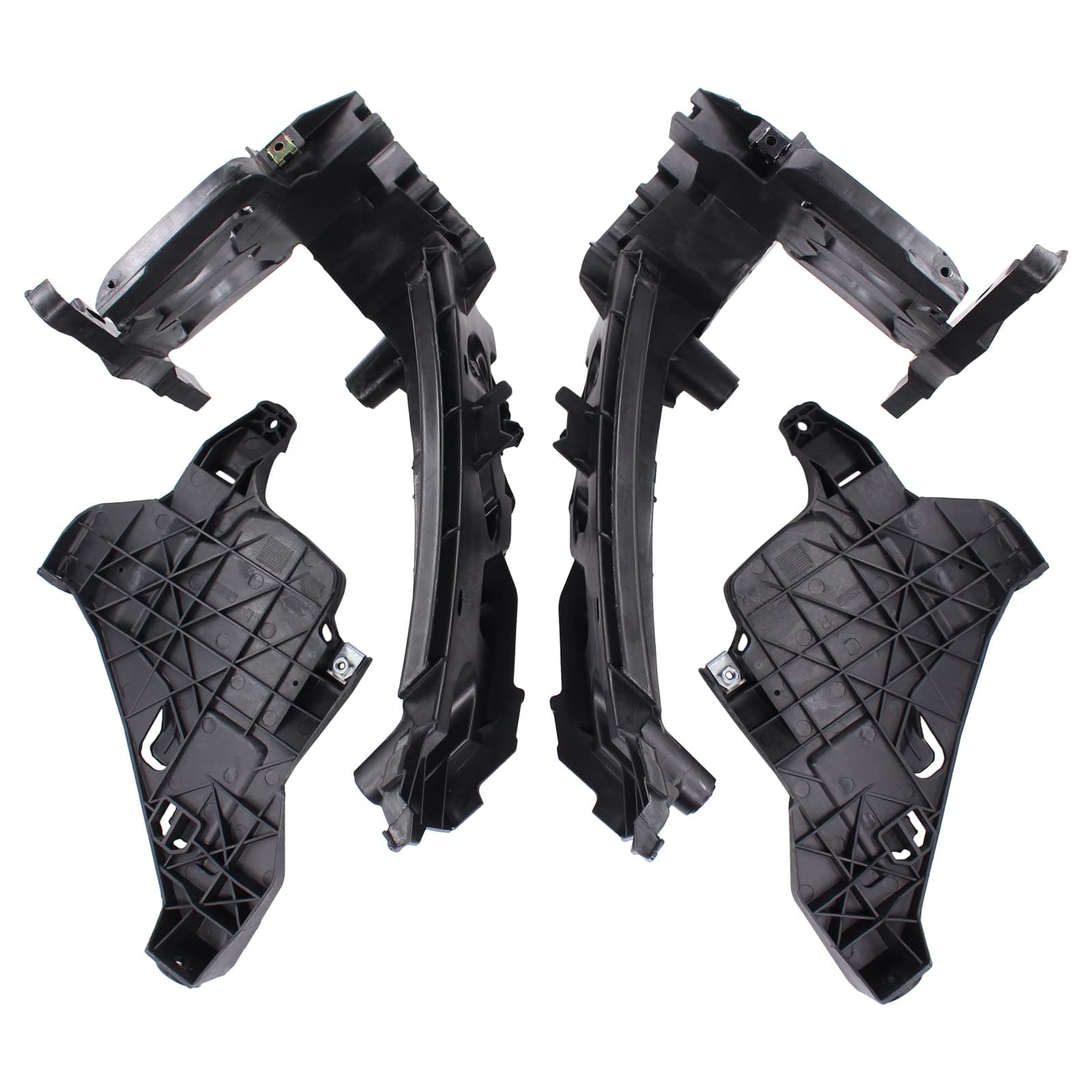 Left and Right Headlight Mounting Bracket Support Plates