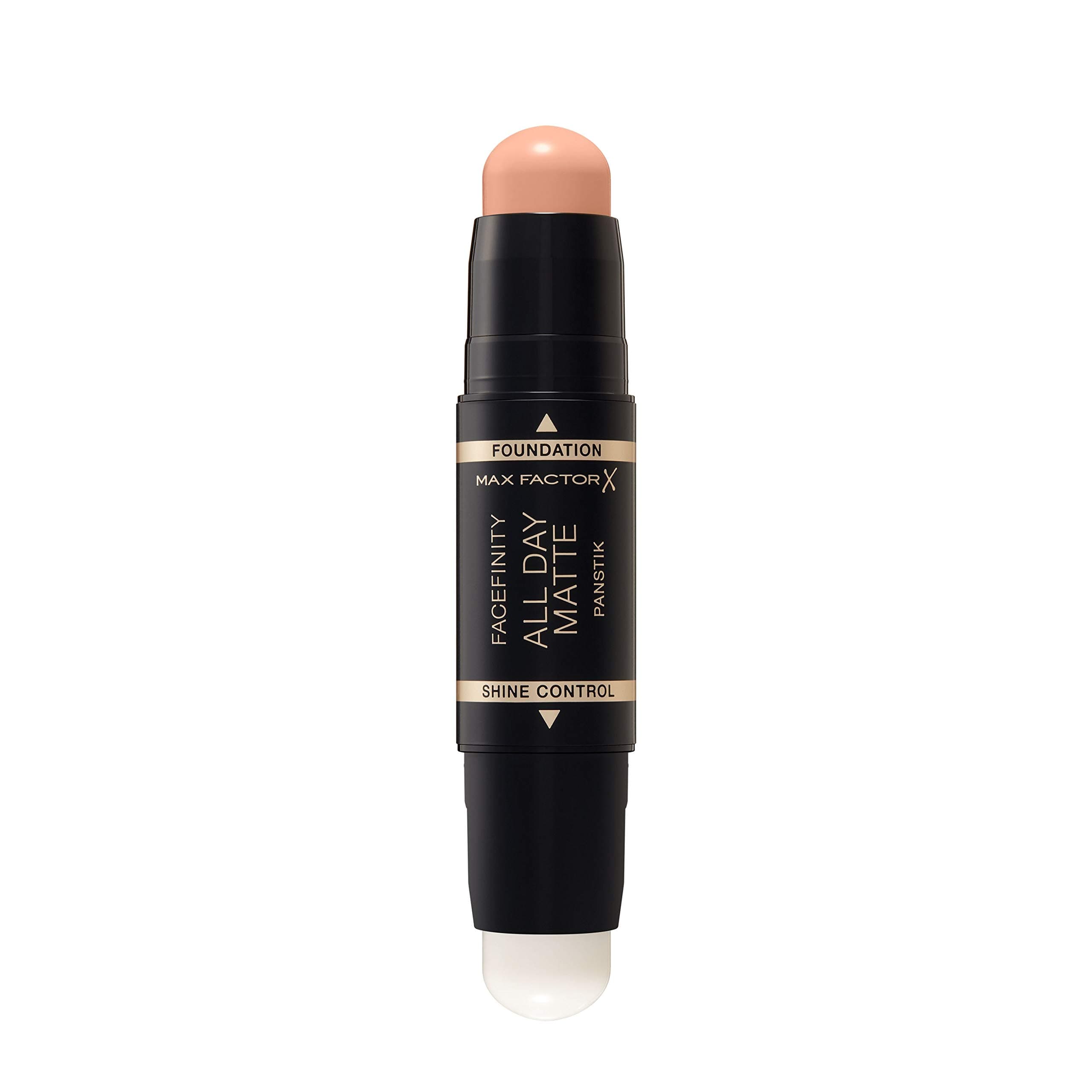 Max Factor Facefinity All Day Matte Panstik Foundation Stick, 45 Warm Almond, 11 g