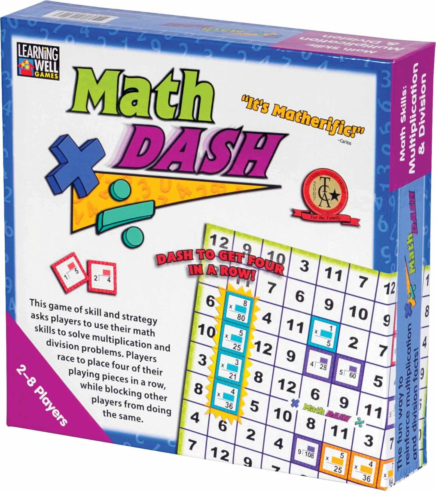 Edupress Learning Well Games, Math Dash/Math Skills Multiplication & Division