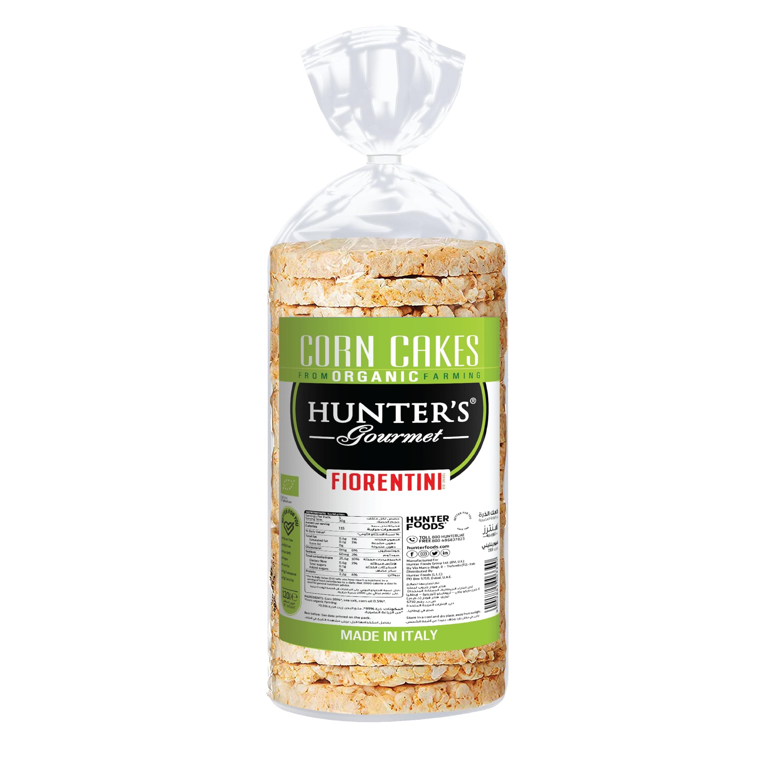 Organic Corn Cake 120 g