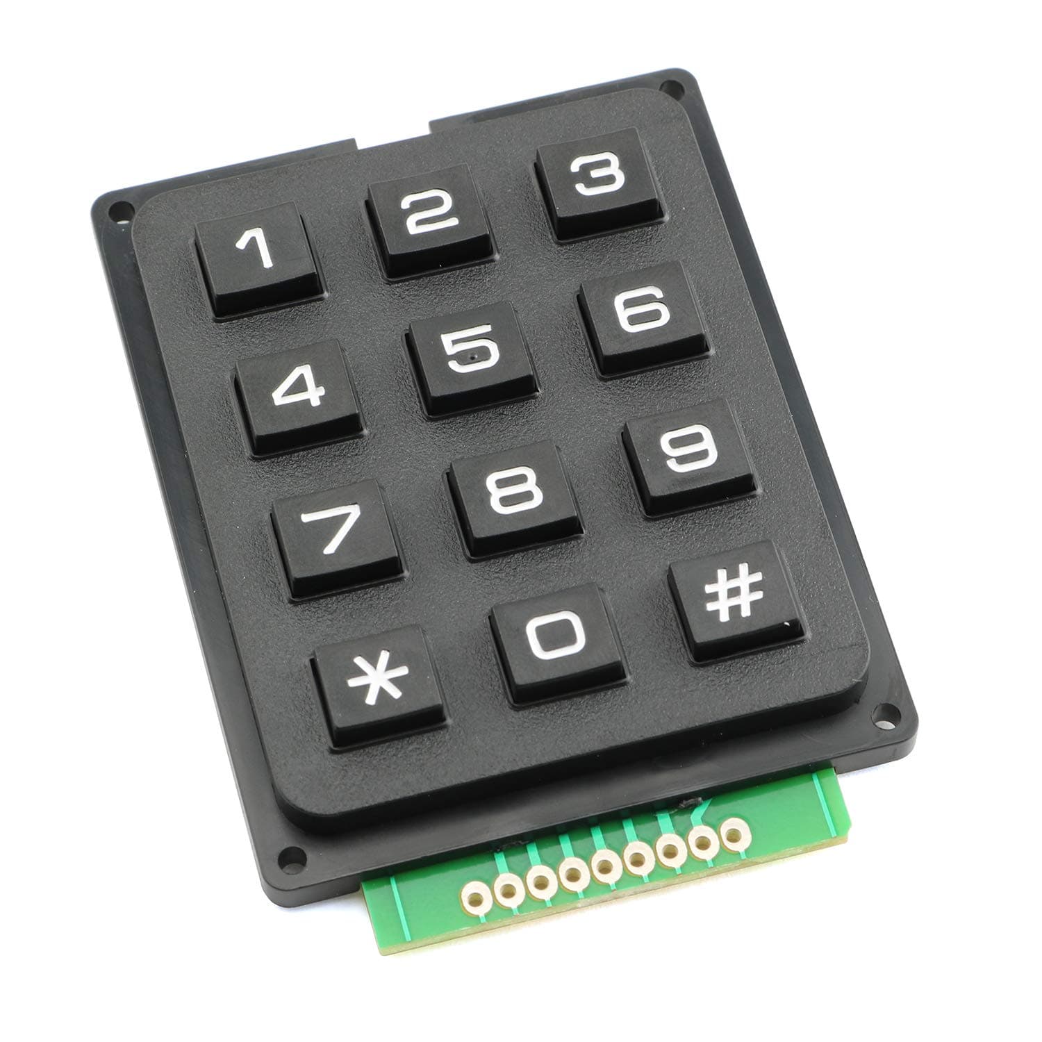 Tegg 3x4 MCU Board Matrix Array Switch Tactile Keypad - 12 Button Phone-Style Matrix for Arduino Raspberry Pi