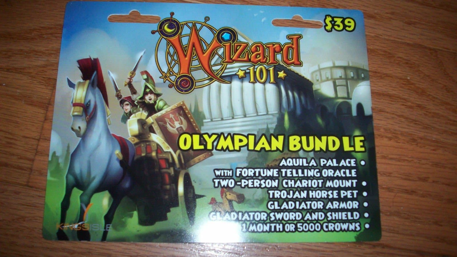 Wizard 101 Olympian Bundle Prepaid Game Card