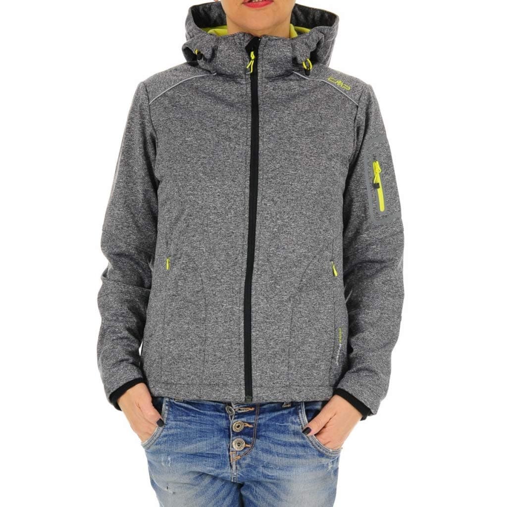 CMP F. Lli Campagnolo Softshell Jacket Nero Mel. Apple