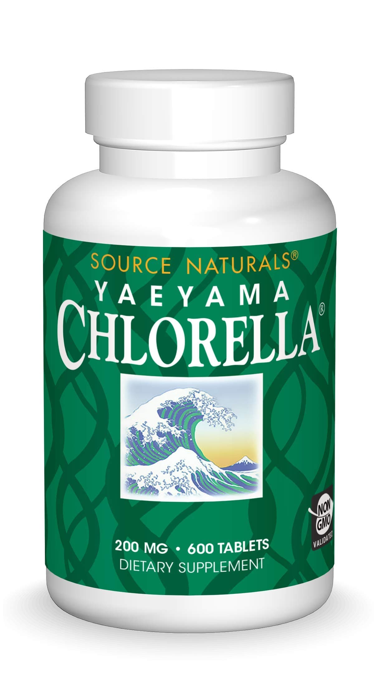 Source Naturals - Yaeyama Chlorella 200 Mg. 600 Tablets