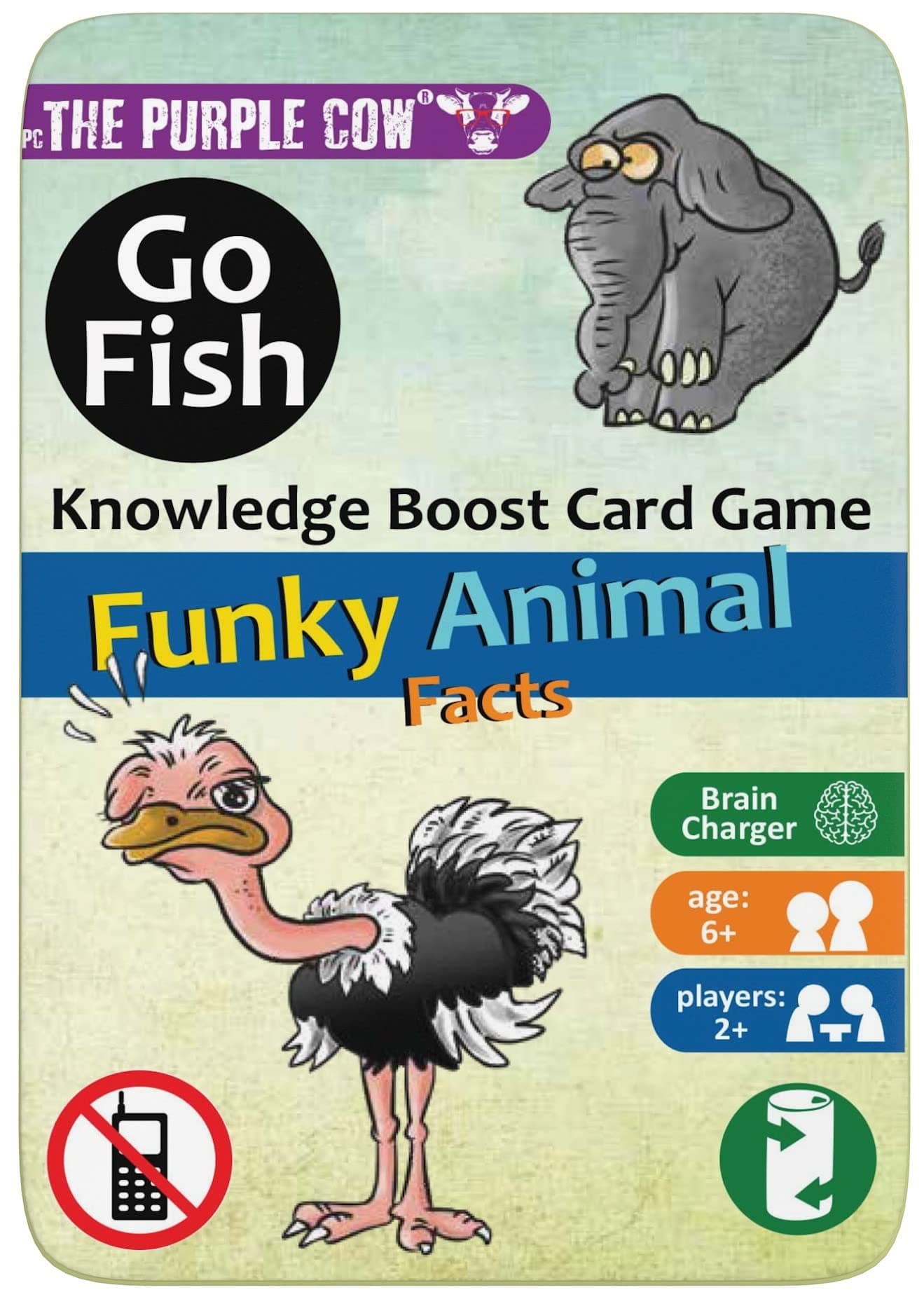 The Purple Cow Go Fish! - Funky Animals Facts