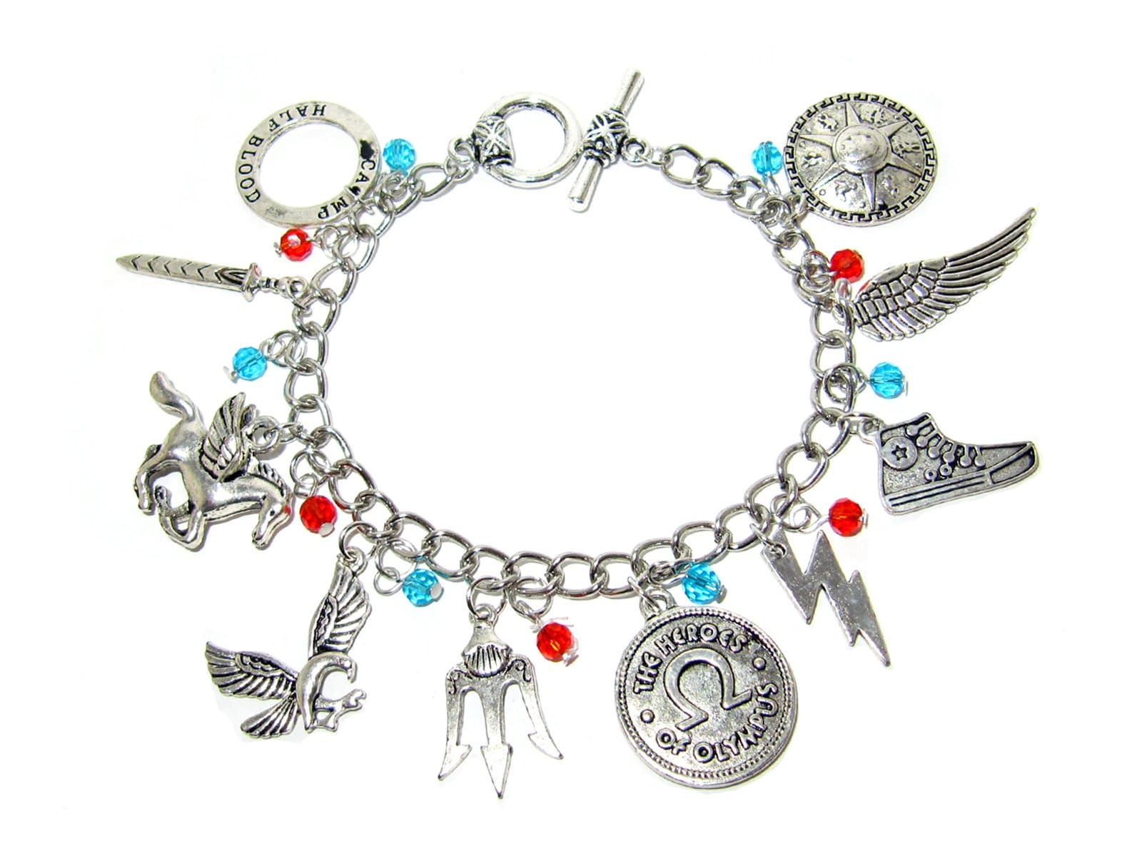 Percy Jackson Fandom Charm Bracelet
