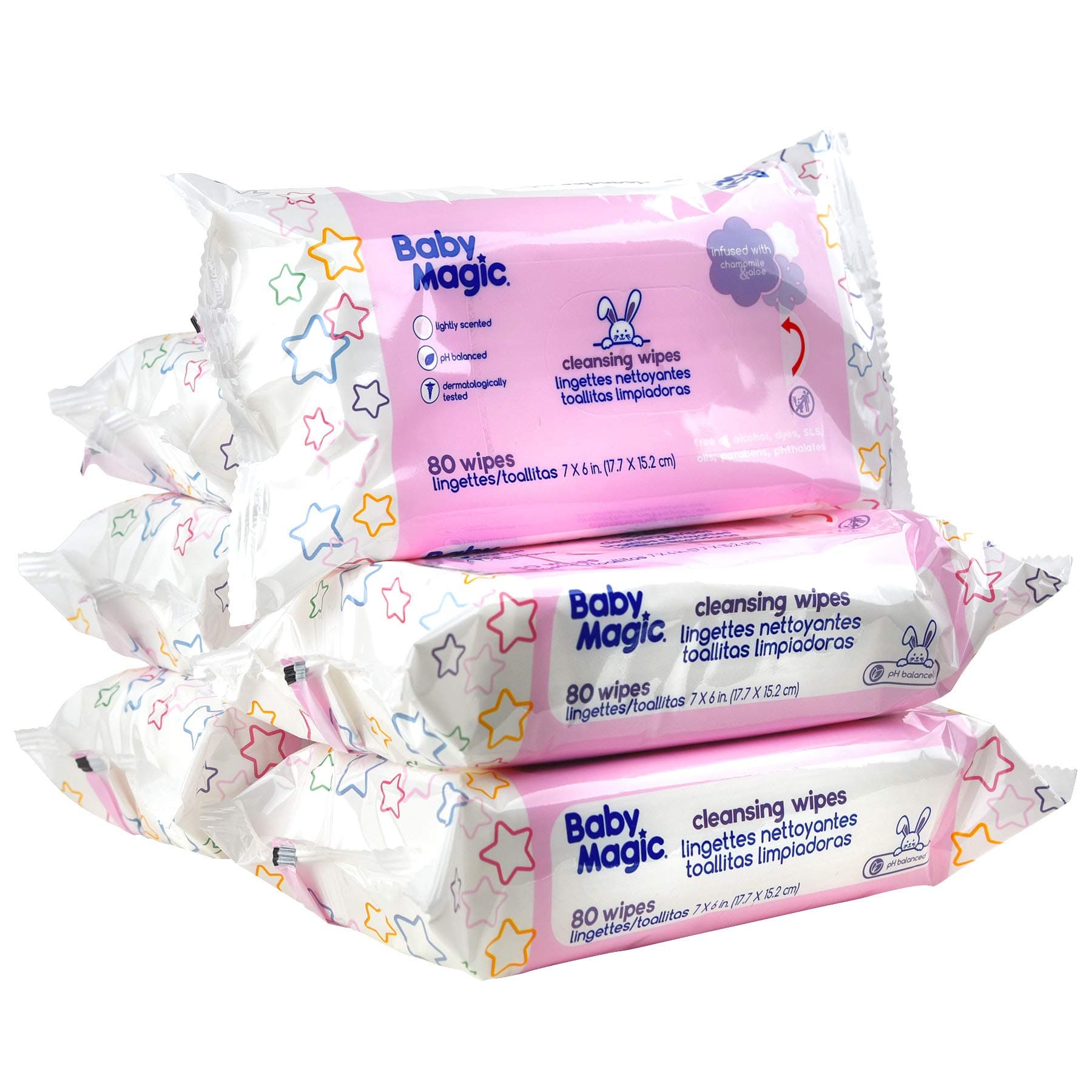 Cleansing Wipes, Lightly Scented