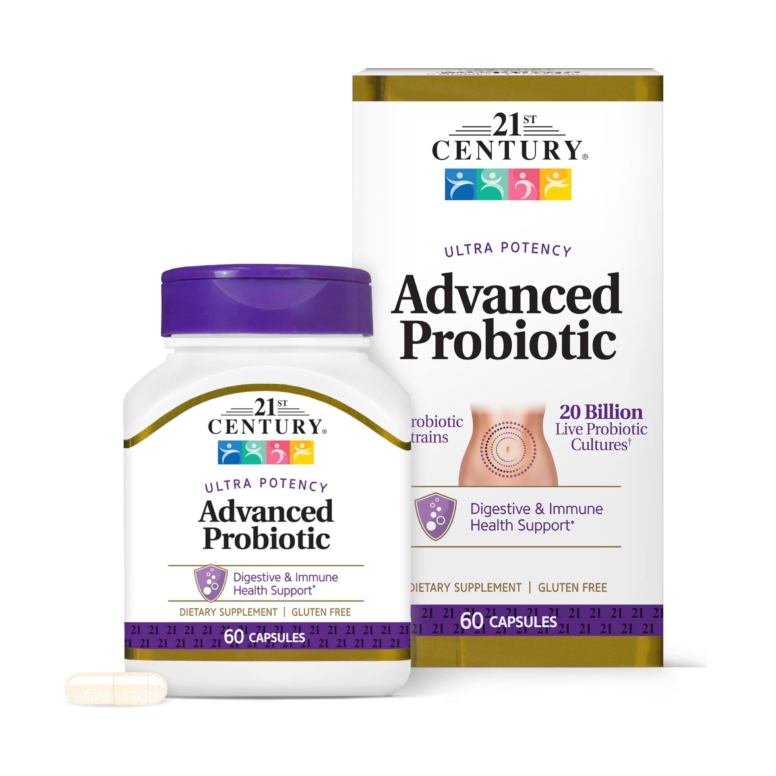 Advanced Probiotic Capsules, 60 Count (27505)