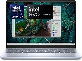 Dell Inspiron 14 Plus (7440) Laptop EVO -14-inch 2.8K 60Hz Display, Intel Core Ultra 7 155H, 32GB RAM, 1TB SSD, Intel Arc Graphics, Windows 11 Home, UK Qwerty Backlit Keyboard, Ice Blue