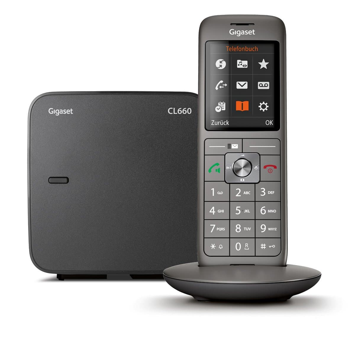GigasetCL660 Cordless DECT Phone Anthracite
