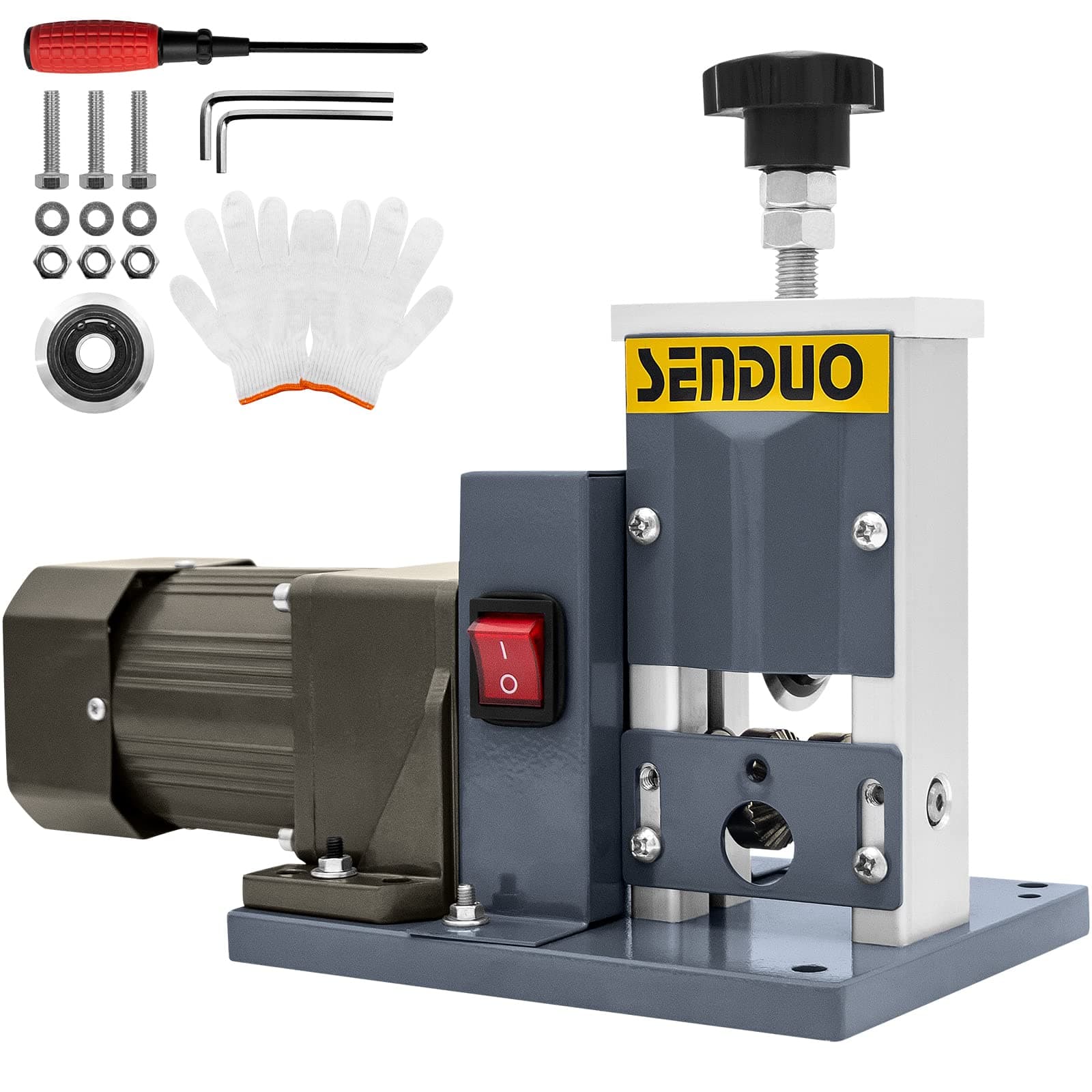 SENDUO Manual Wire Stripping Machine Speed 50FT/MIN Wire Stripper Machine Wir...