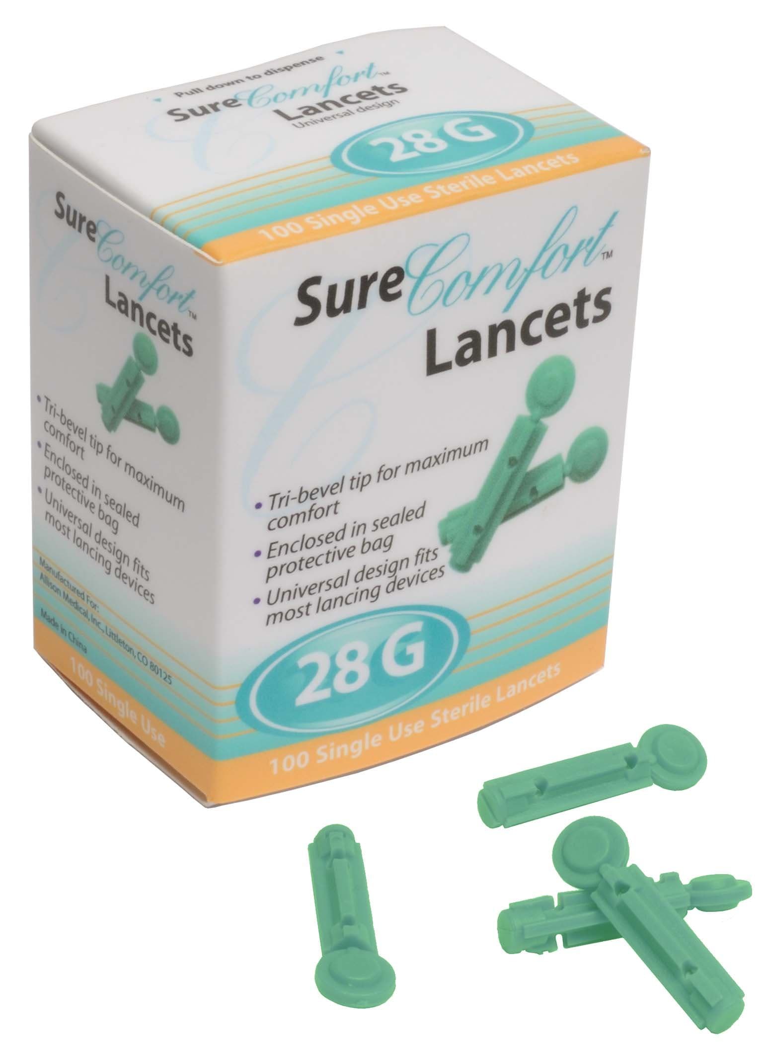 Universal Lancet, 28g, 100 Count