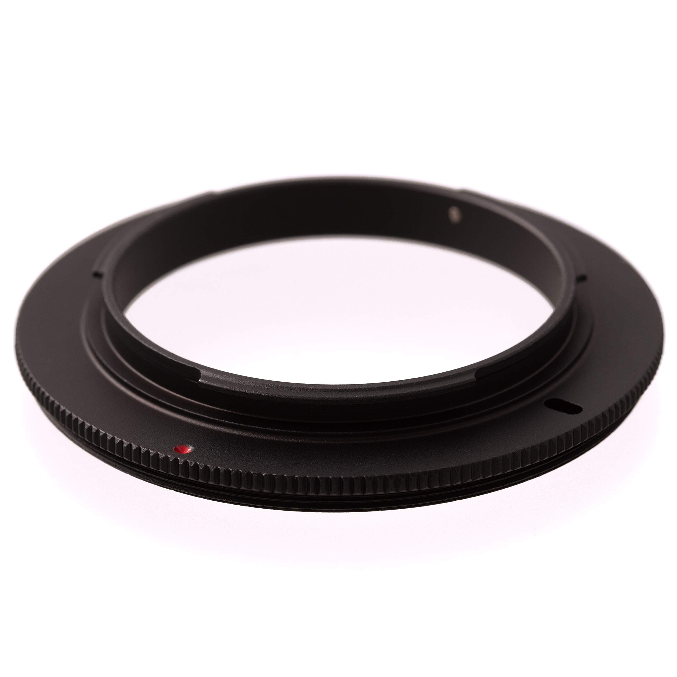 49mm Macro Reverse Ring. Macro Coupler. Adapter for macro photography. Compatible with Sony Alpha E-Mount a6400 a9 a7R a7 a7S a6500 a6300 a6000 a5100 a5000 a3000
