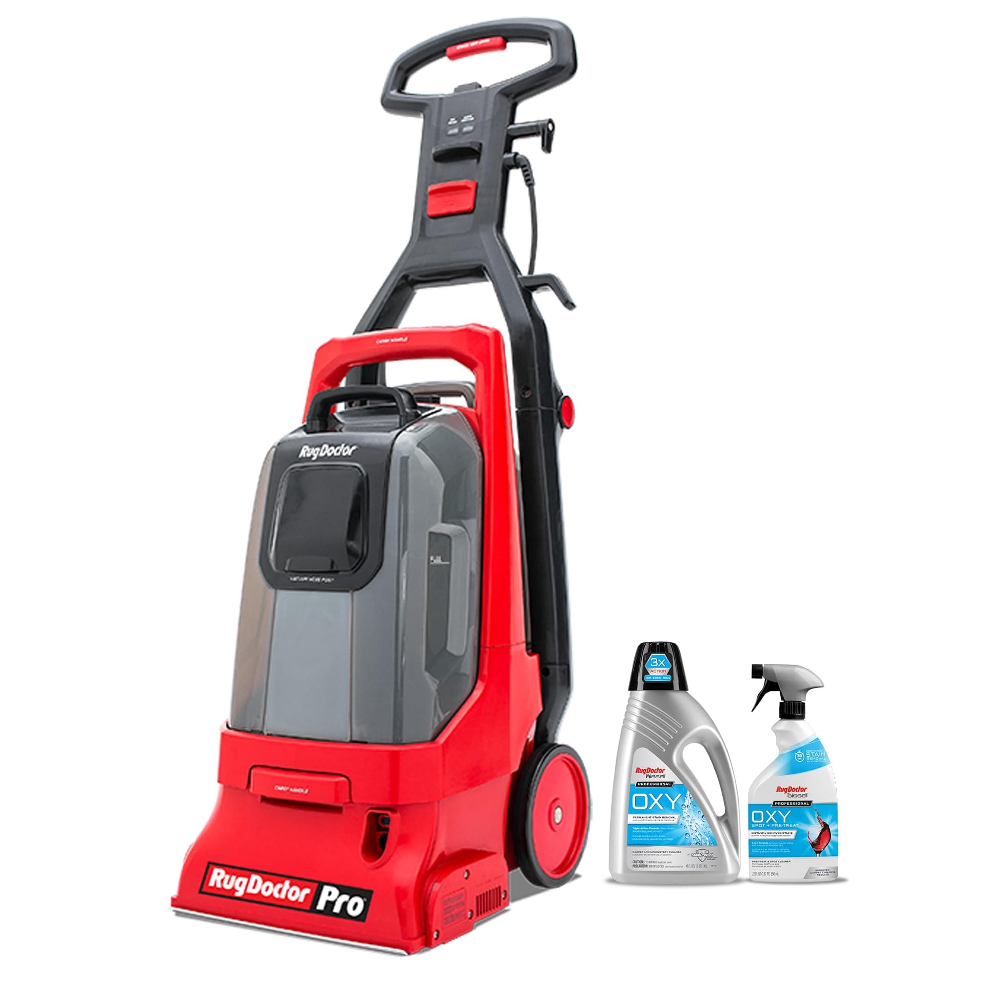 Pro Deep Commercial Carpet Cleaning Machine, Oxy Bundle, Includes 48 oz. Oxy Cleaning Solution and 22 oz. Professional Oxy Spot & Pre-Treat Cleaner