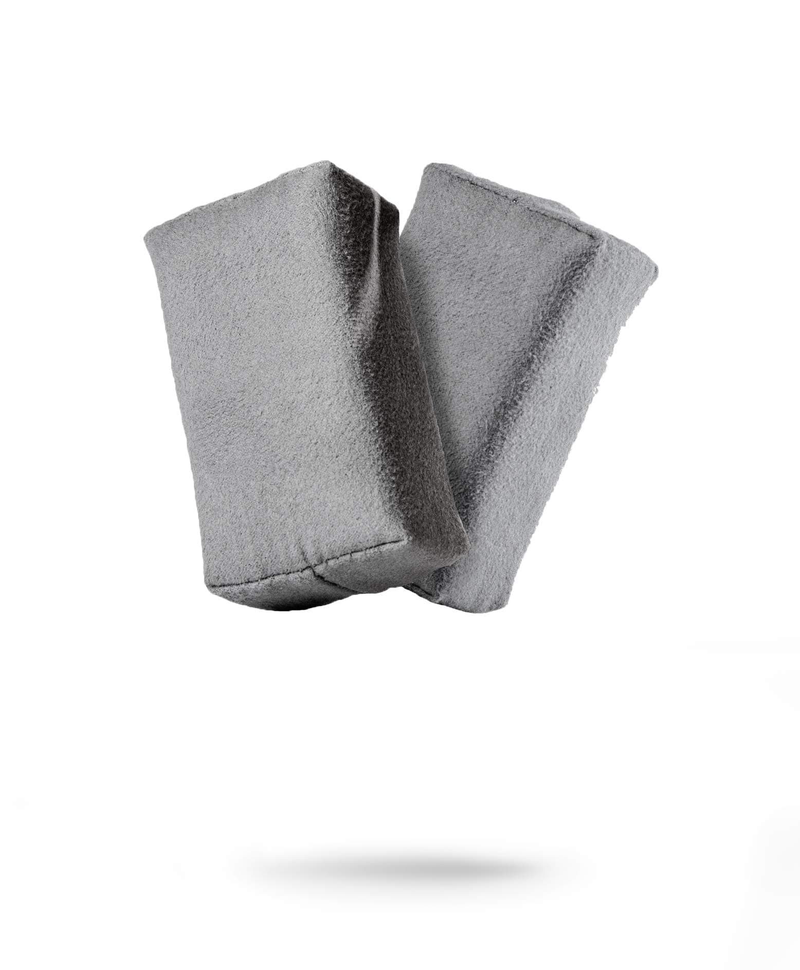 Suede Applicator (2 Pack) Car Detailing Sponge Applicator, Use with Ceramic Coating, Ceramic Spray Coating, Graphene Coatings On Car Paint, Metal, Plastic Trim, Rubber & Glass