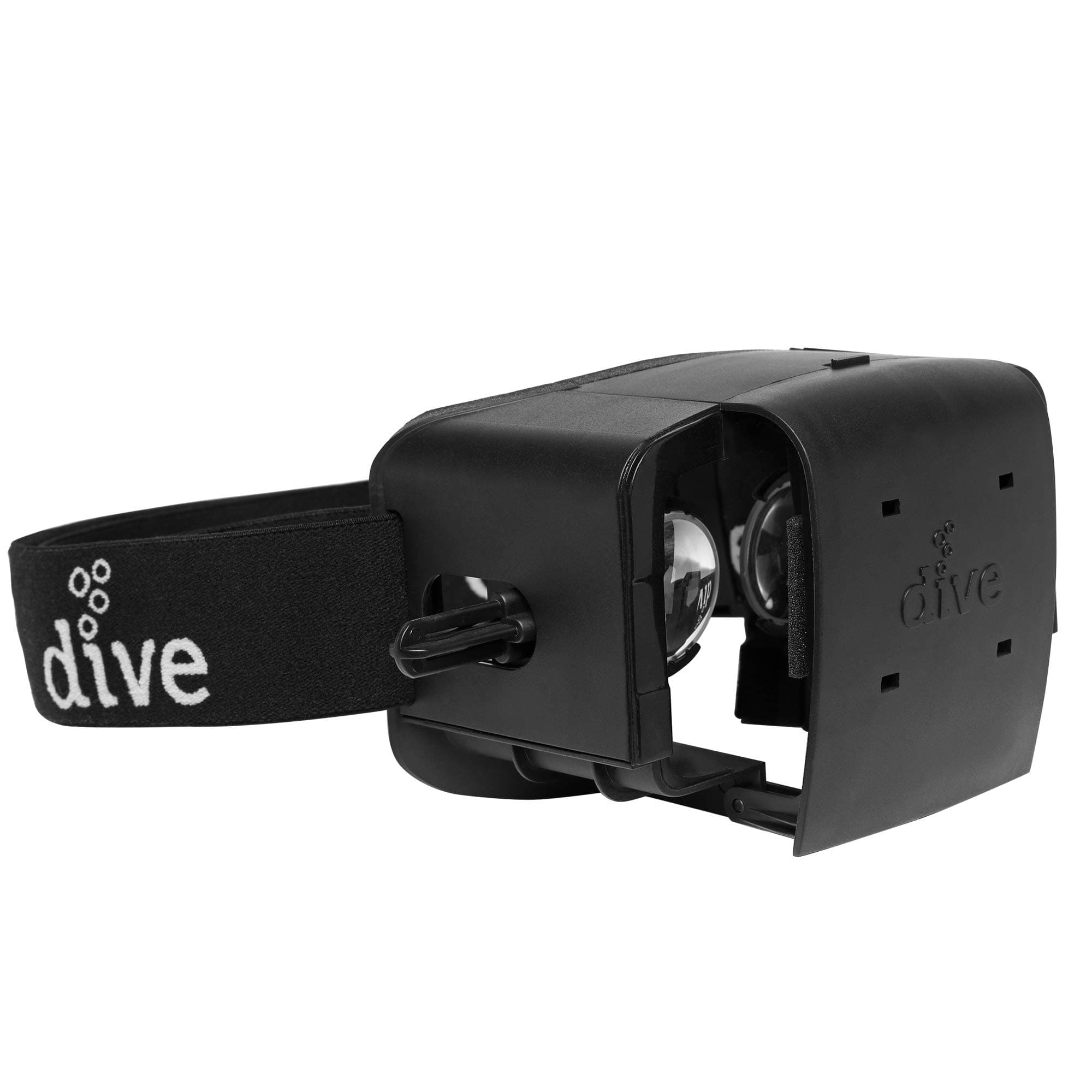 Durovis Dive 5 - Virtual Reality Headset - VR-Set for 3D-Games, Filme, Videos, Apps from Play Store and App Store – for Android- and iOS-Smartphones: Apple/Samsung/LG/Sony/Huawei/HTC