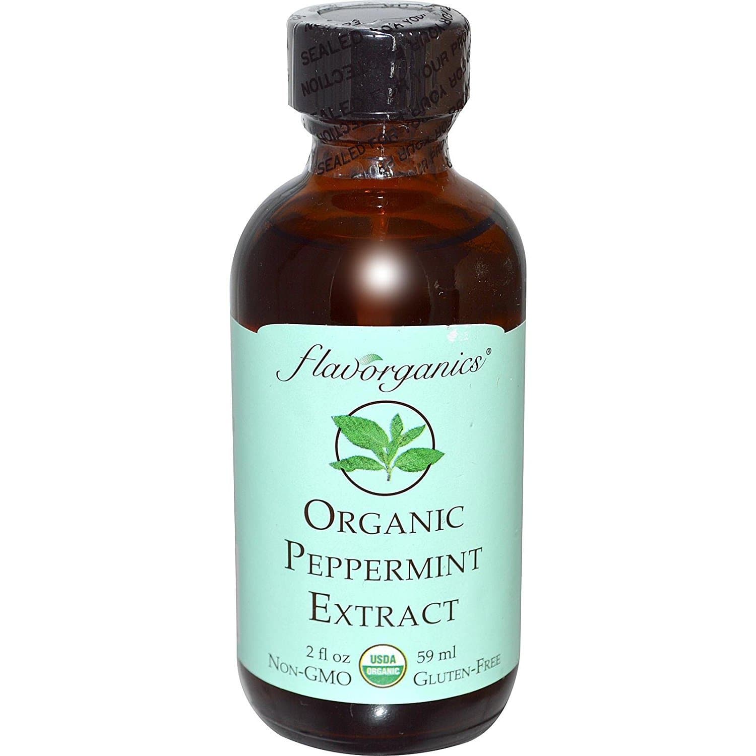 Organc Peppermint Extract, 2 Oz