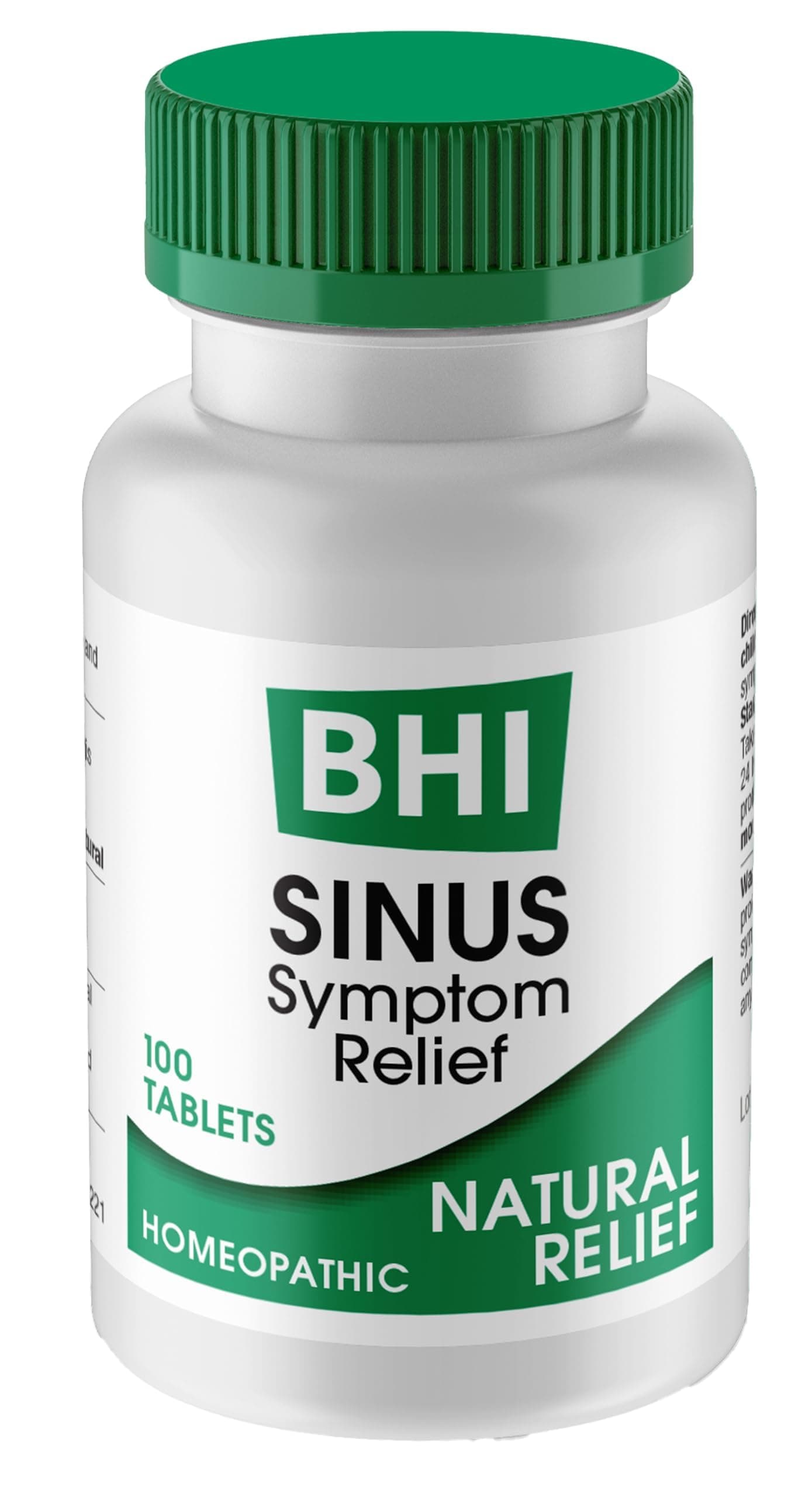 MediNatura BHI Sinus Relief Tablets, 100 Ct