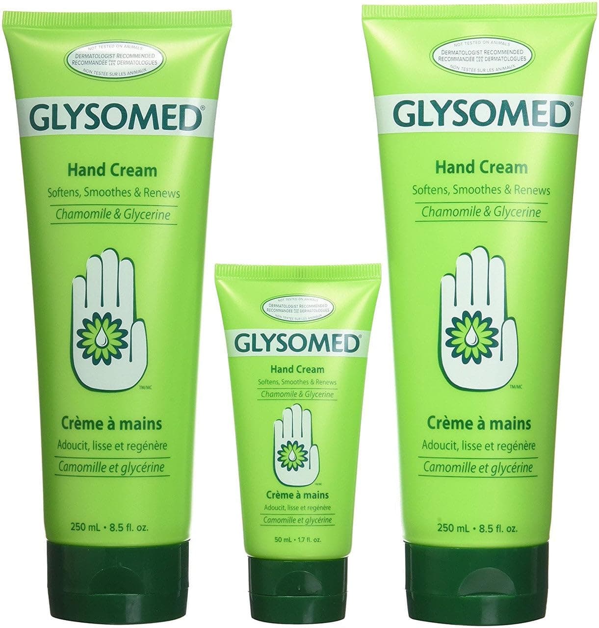 Hand Cream Combo Pack, 8.5 Fl Oz (2 Count) + 1.7 Fl Oz (1 Count)