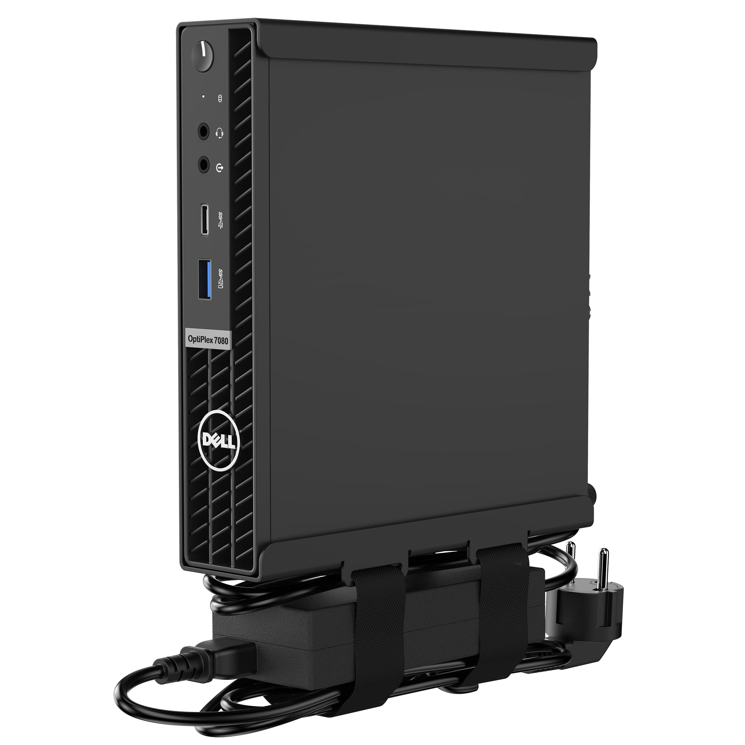 HumanCentric Mount Compatible with Dell OptiPlex Micro Form Factor Case, VESA, Under Desk and Wall Mount Fits MFF 3040, 3046, 3050, 3060, 3070, 3080, 5050, 5060, 5070, 7040, 7050, 7060, 7070, More