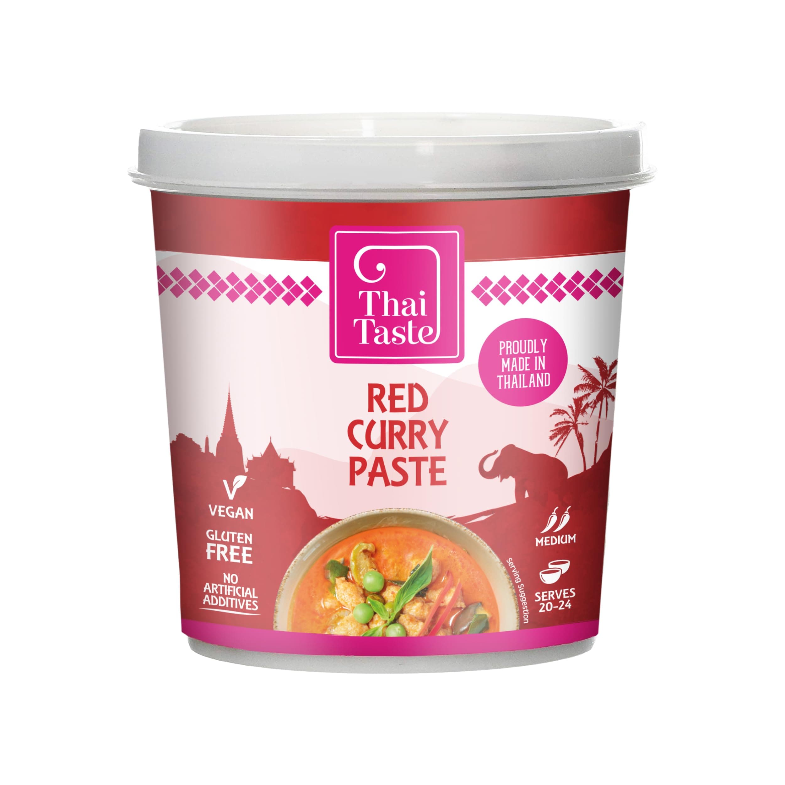 Red Curry Paste in Tub, 400g