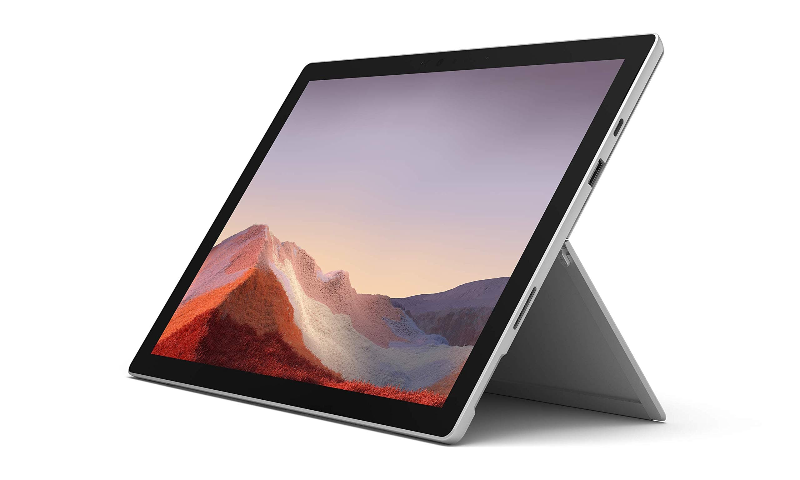2019 Microsoft Surface Pro 7 with Intel Core i7 (12.3-inch, 16GB RAM, 256GB SSD) Platinum (Renewed)