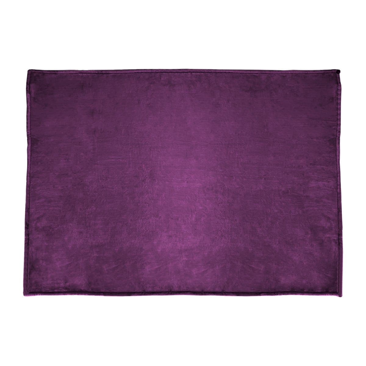 Terry Town DP1702-GRAPE-1 Oversize Tahoe Microfleece Throw, Grape