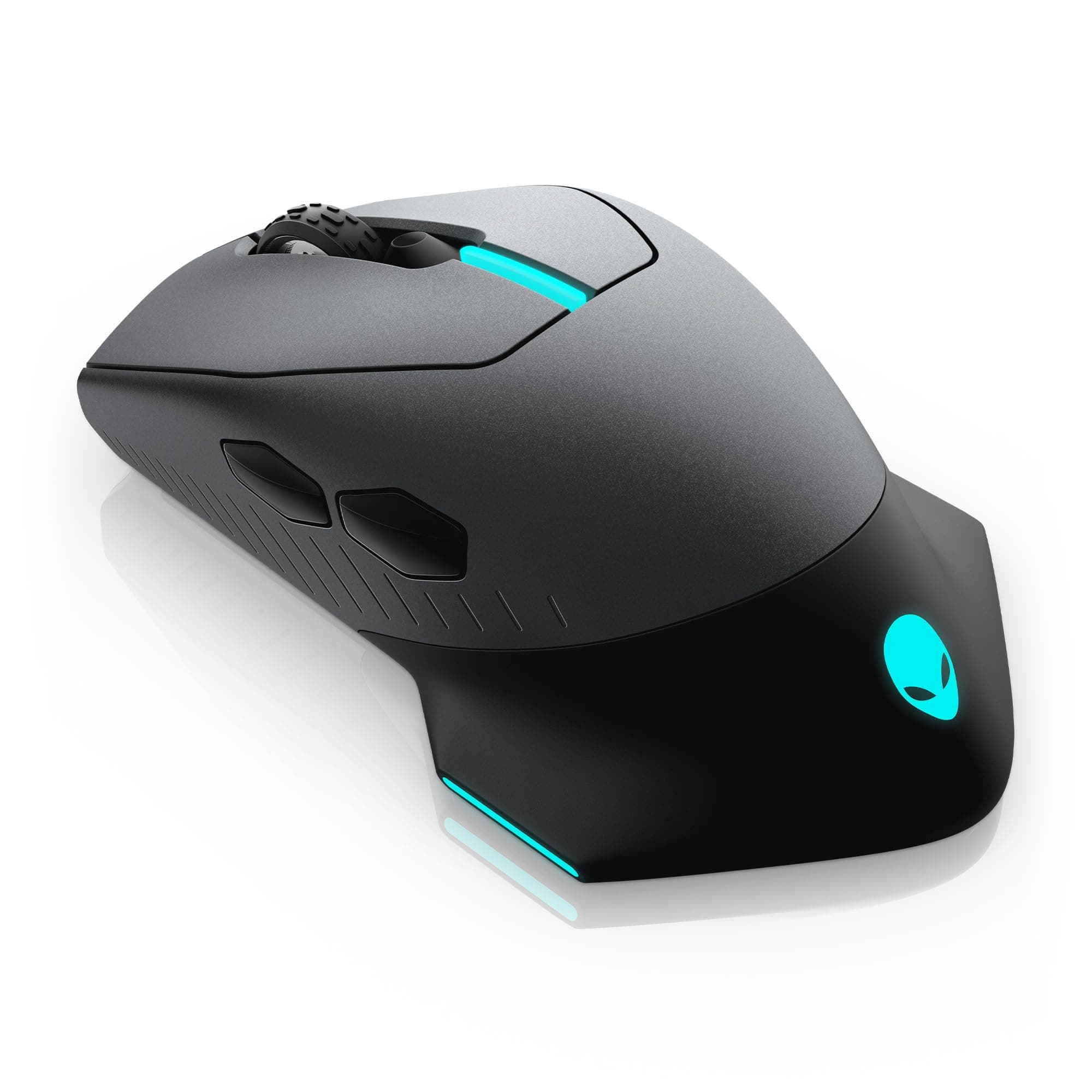 Alienware Wired/Wireless Gaming Mouse AW610M: 16000 DPI Optical Sensor - 350 Hour Rechargeable Battery Life - 7 Buttons - 3-ZONE Alienfx RGB Lighting