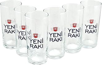 BalginBalgin Cape Moda Inspected and Packed Istanbul Yeni Raki Glass Six Pack Raki Glasses