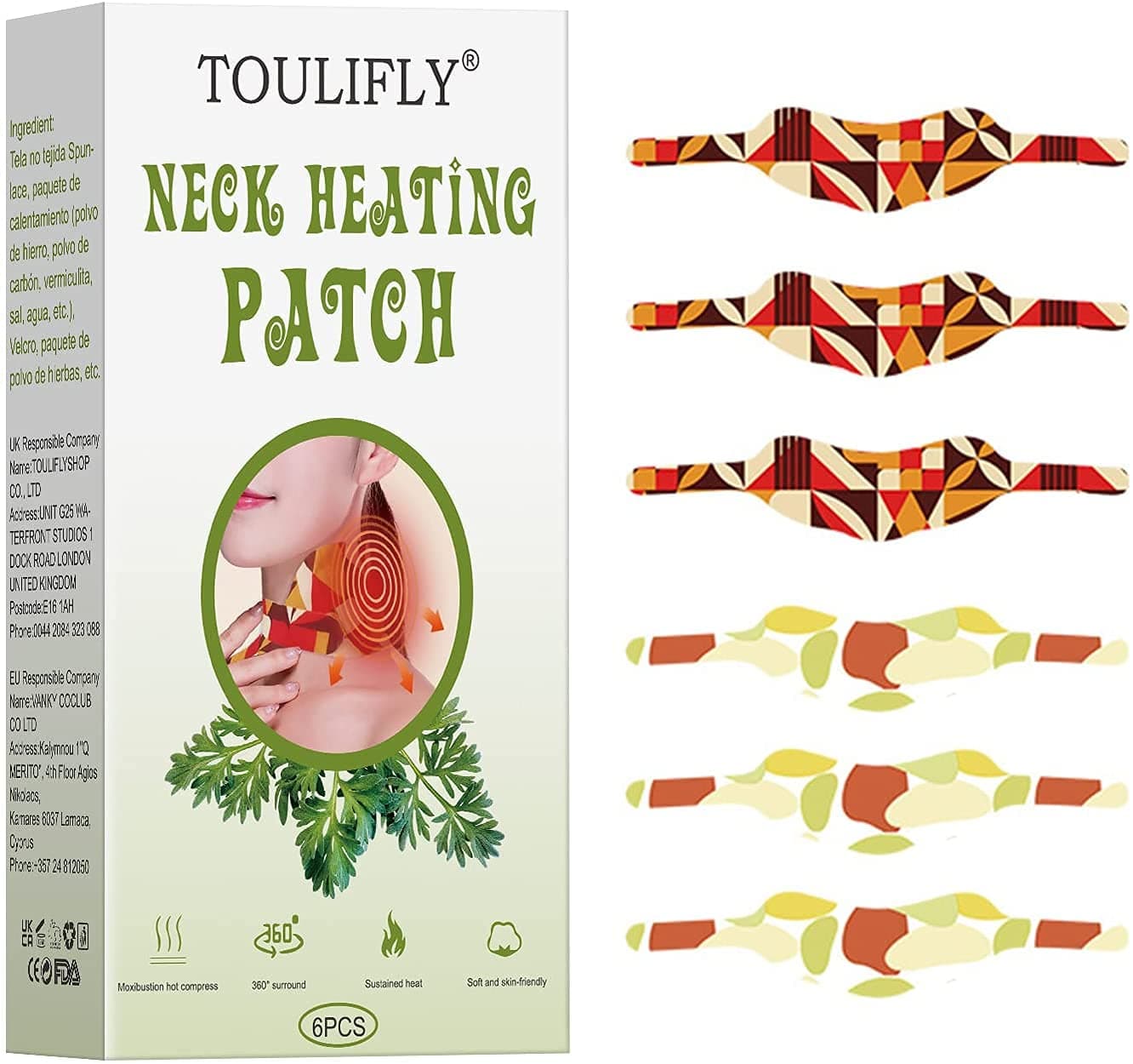 Sport Spray,Neck Self Heating Pad