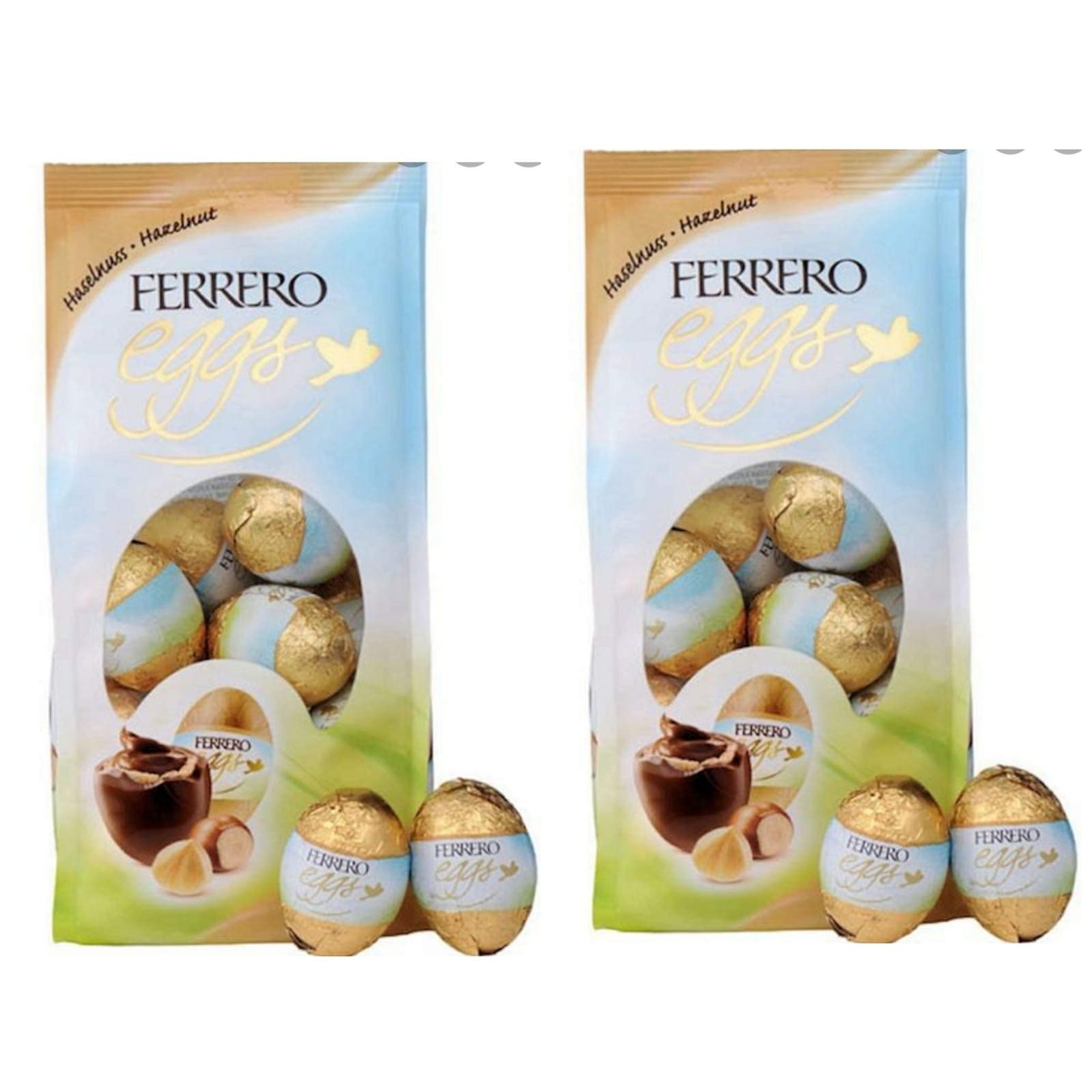 Ferrero Hazelnut Mini Easter Eggs Bag 100G × 2 - Perfect for Easter Egg Hunt - Easter Egg Gift 2022