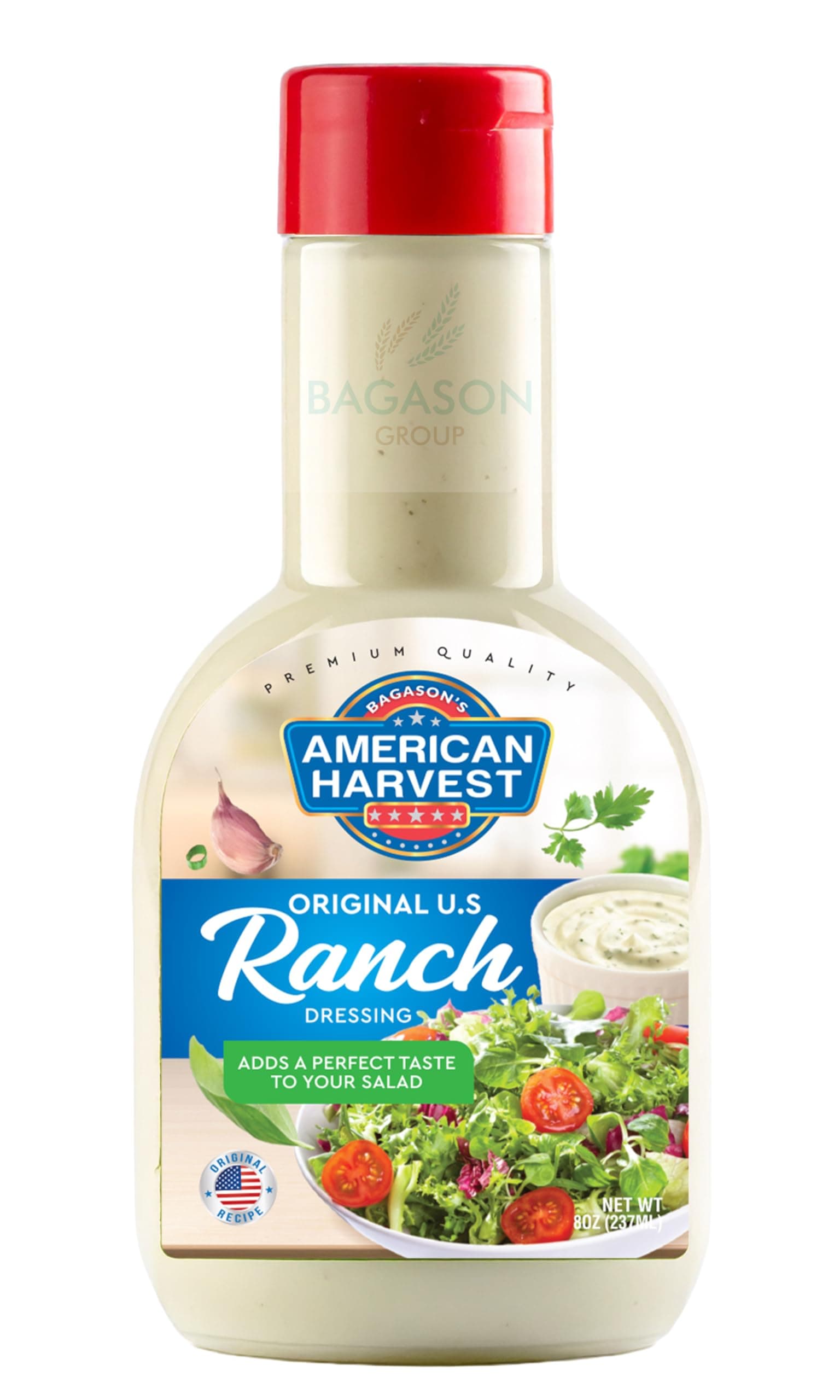 American Harvest Original Ranch Salad Dressing Sauce, 237 ml