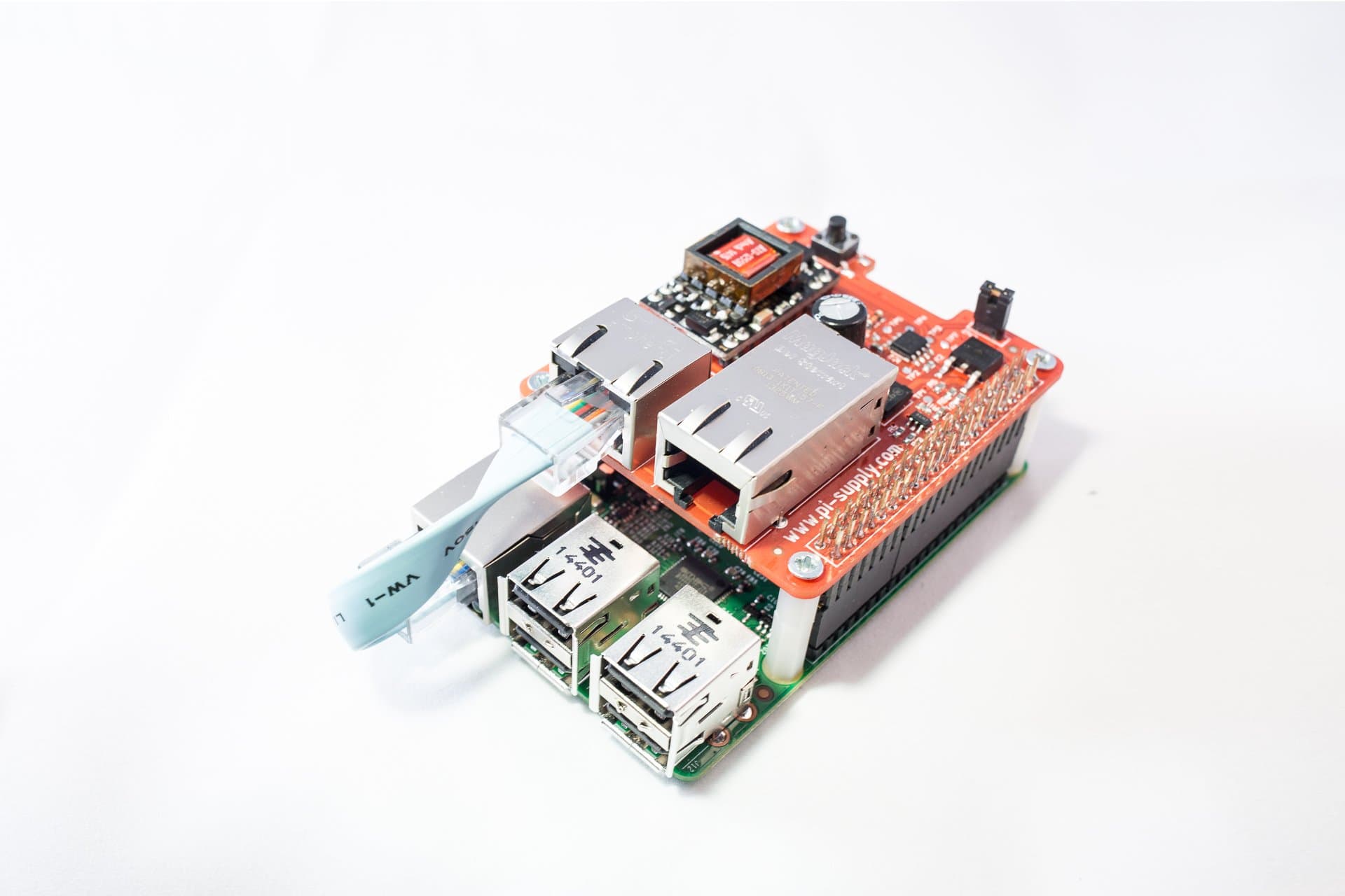 Pi PoE Switch HAT – Power over Ethernet for Raspberry Pi