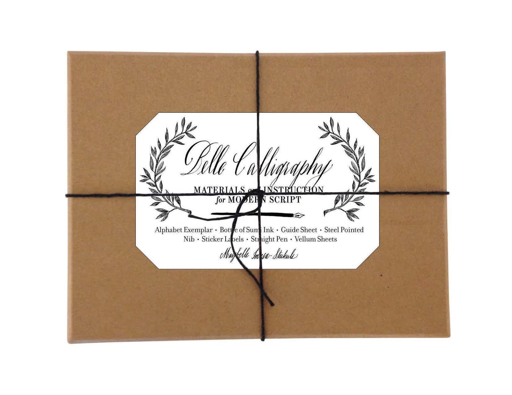 Belle Calligraphy Kit: Materials and Instruction for Modern Script Paperback – Sticker Book, 1 Sept. 2015