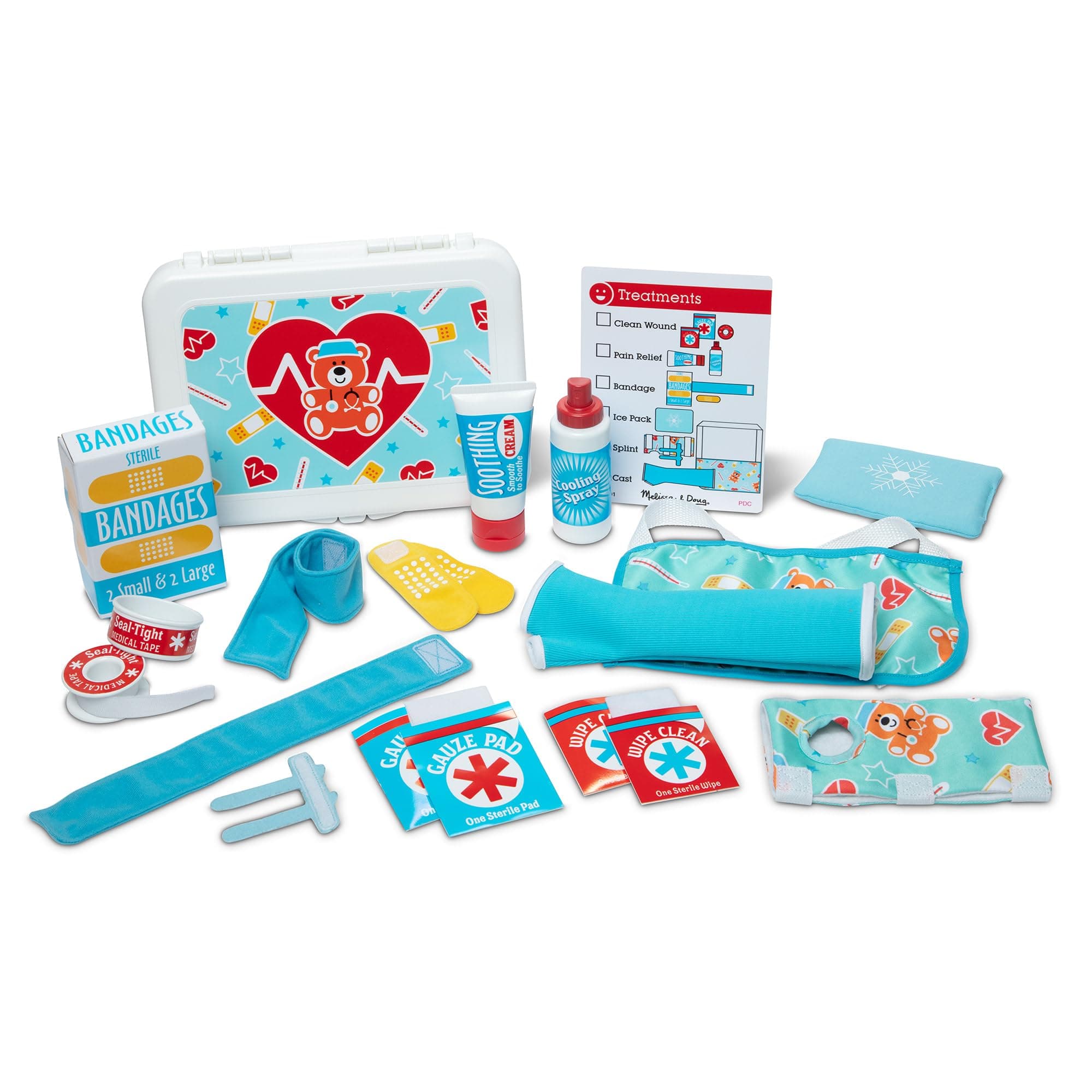 Get Well First Aid Kit Play Set | Pretend Play | First Aid Box Play Set | 3+ | Gift for Boy or Girl