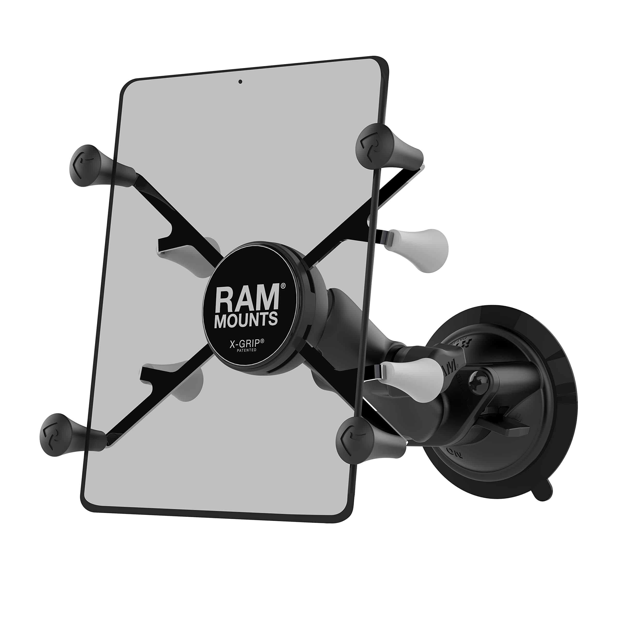 Ram Mounts Universal X-Grip II Tablet Cradle Locking Suction Cup Mount (RAM-B-166-UN8U)