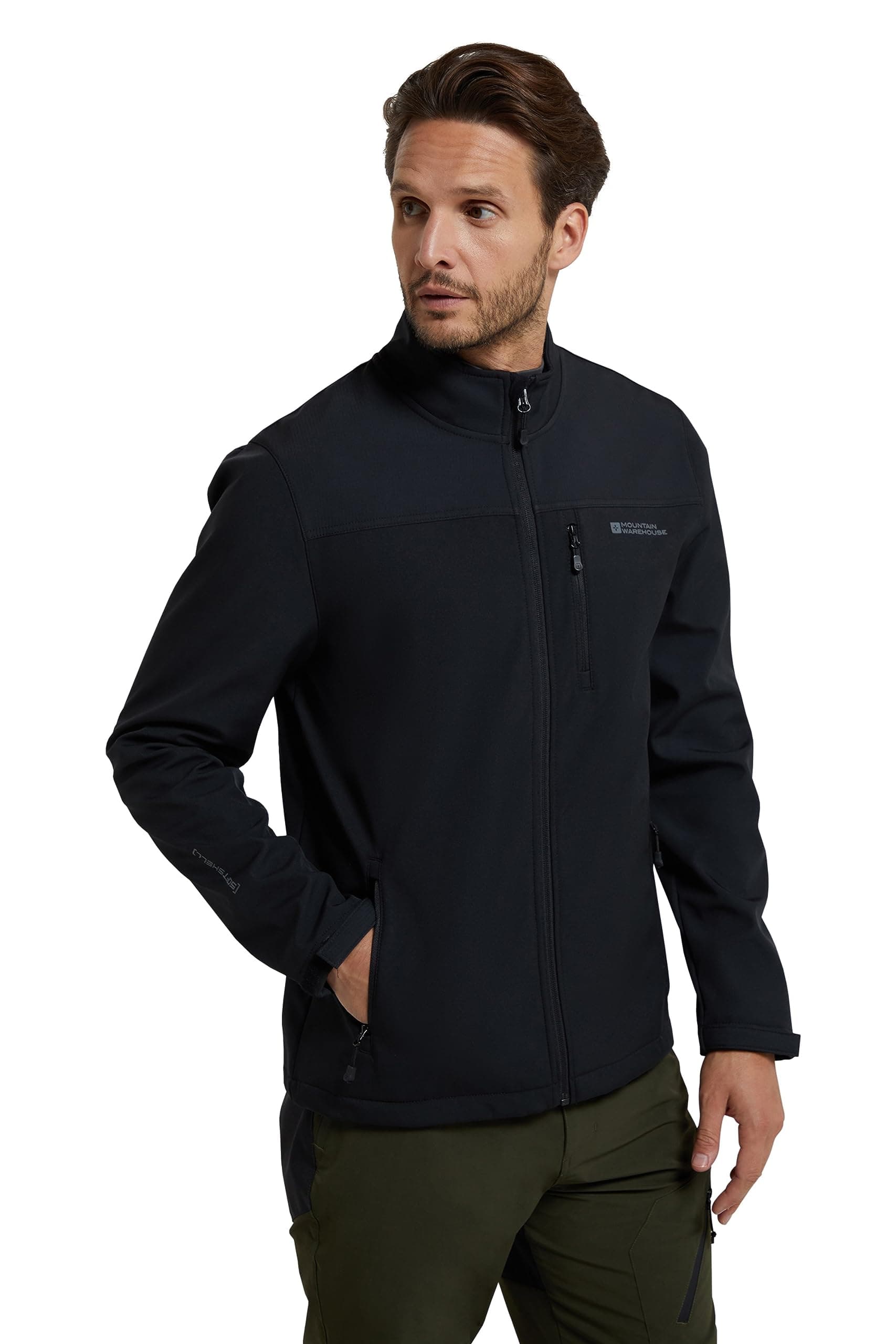 Grasmere Mens Softshell Jacket -Breathable Raincoat