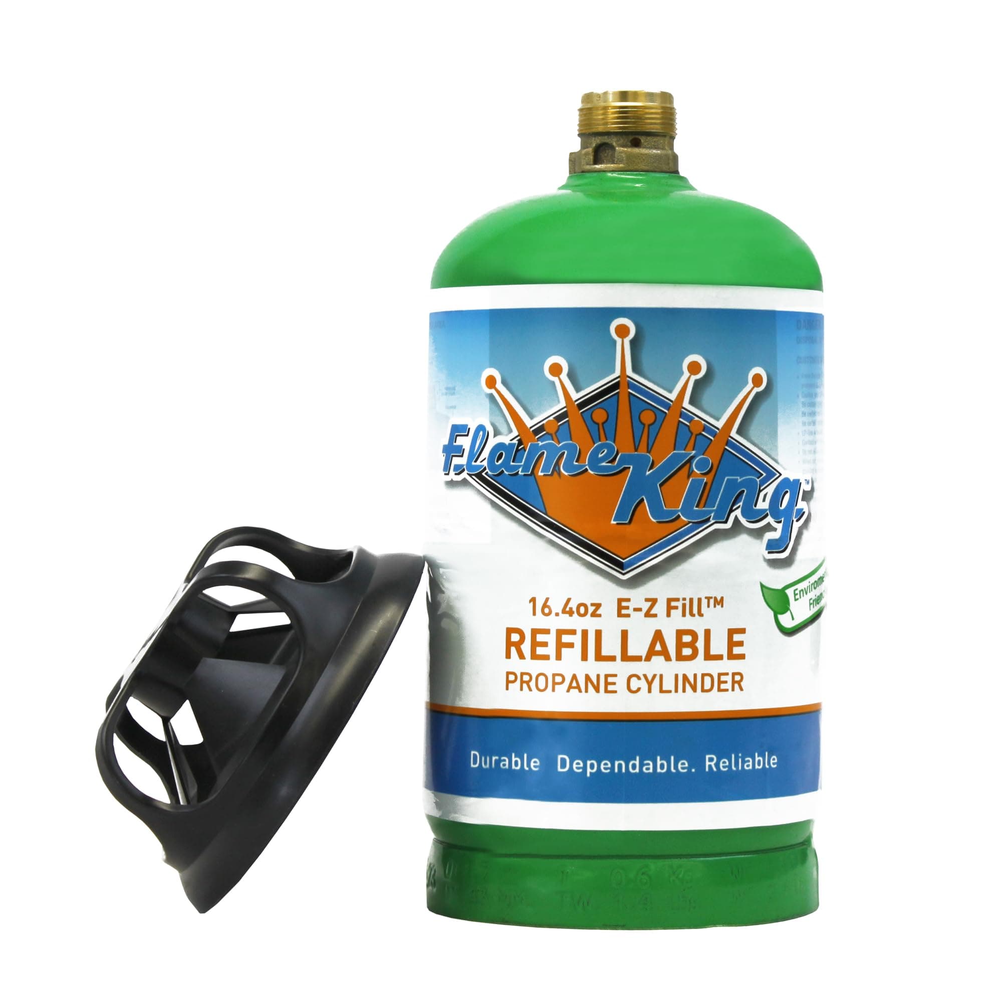 Flame King Refillable 1 lb Empty Propane Cylinder Tank