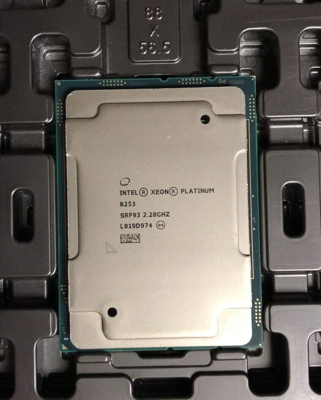 Intel Xeon Platinum 8253 Processor 4 Core 3.80GHZ 17MB 105W CPU CD8069504194701 (OEM Tray Processor)