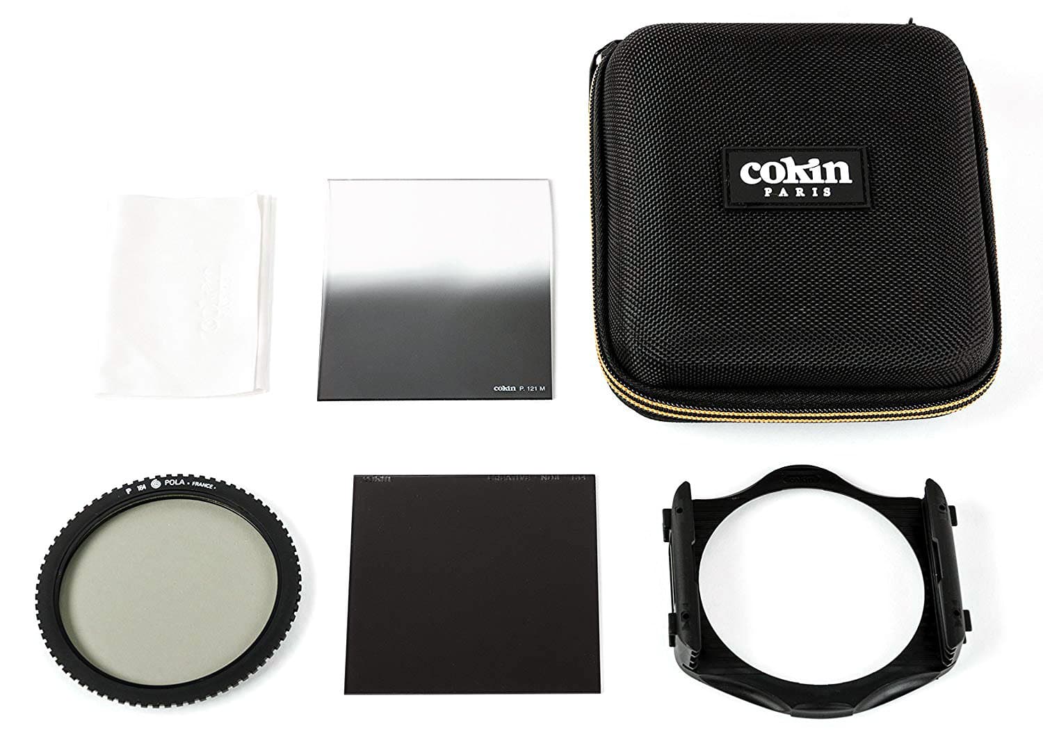 Square Filter Traveller Creative Kit - Includes M (P) Series Filter Holder, Circular Polarizer (P164), ND8 3-Stop (P154), ND4 2-Stop Hard (P121M), Filter Wallet (M3068)