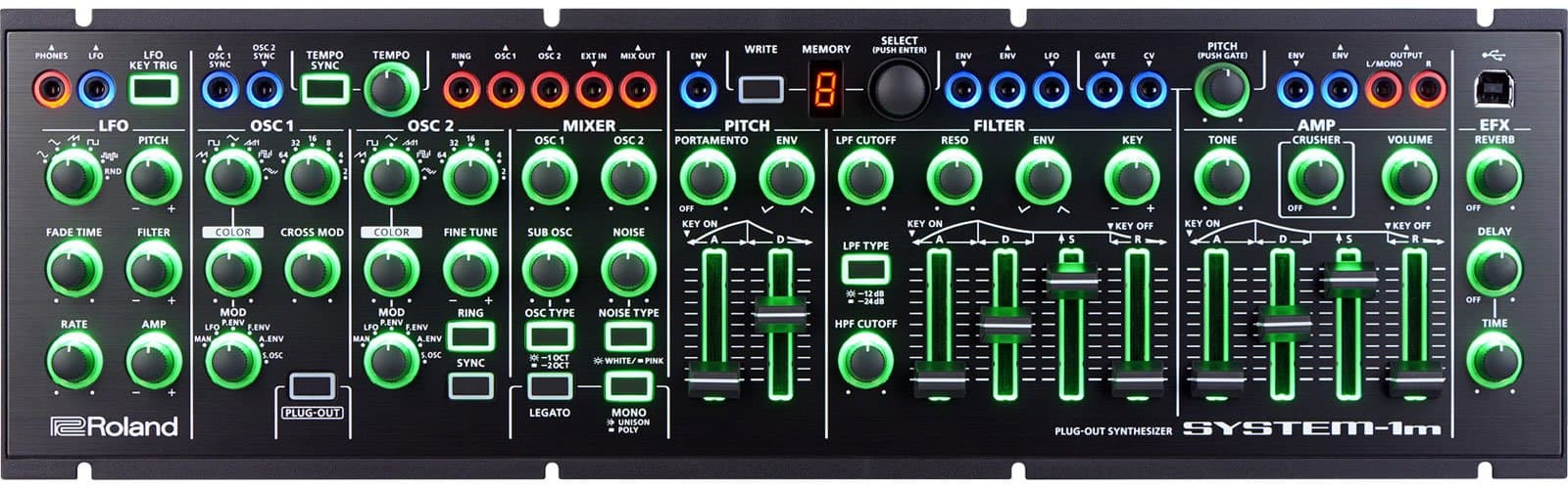 Aira SYSTEM-1m Semi-Modular PLUG-OUT Synthesizer