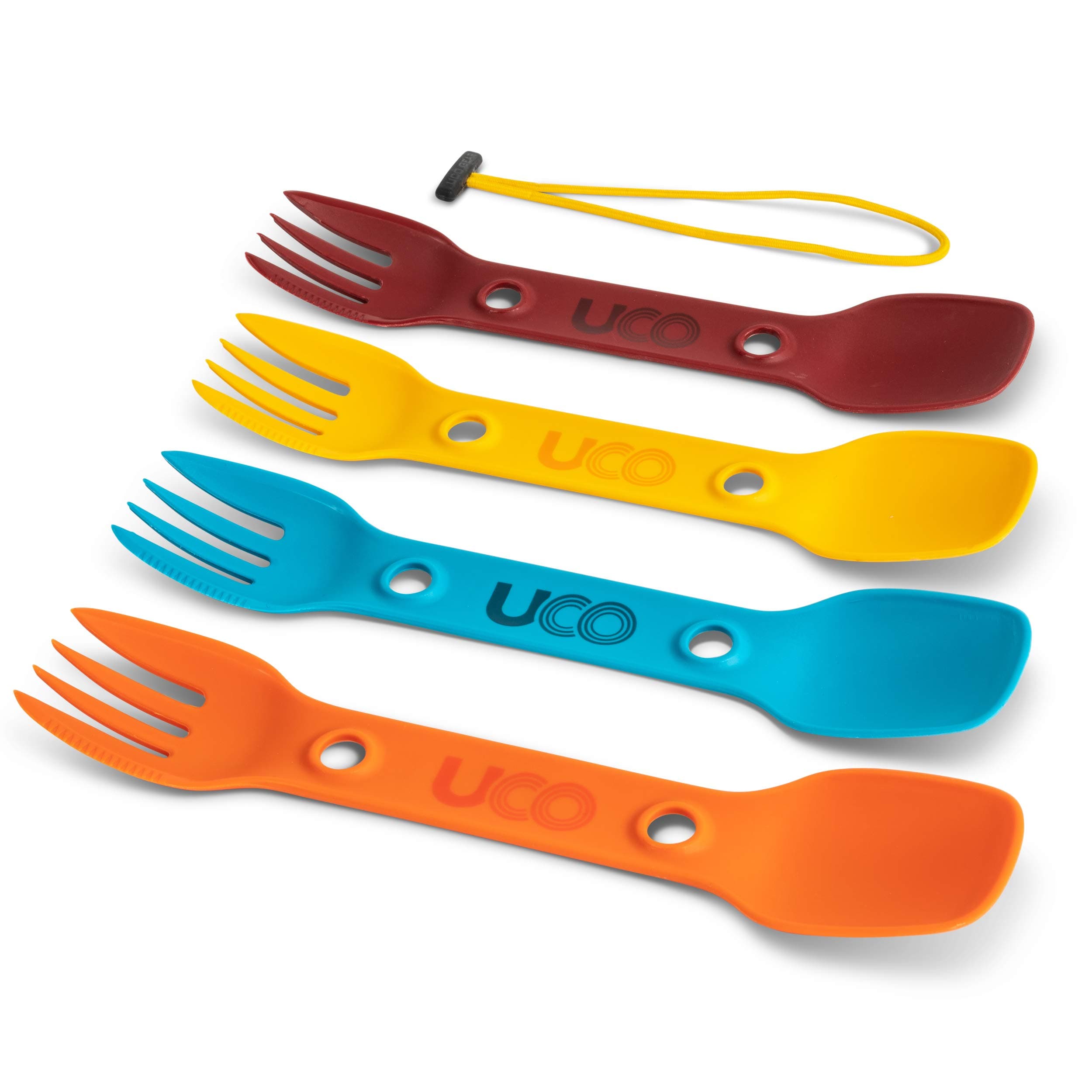 Utility Spork 4 Pack with Tether Classic