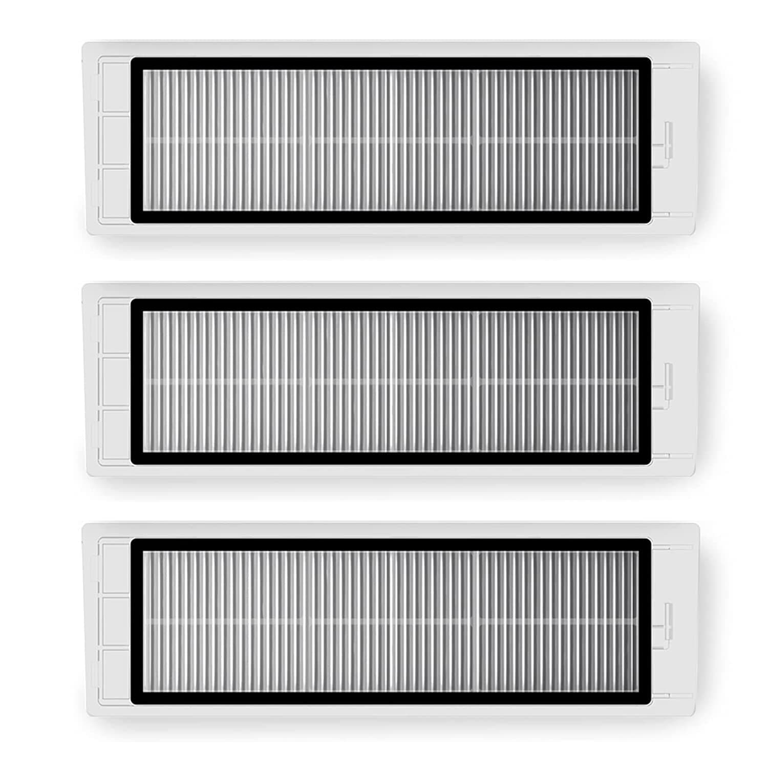 Washable Filter Compatible with Roborock S5, S5 Max, S6, S6 Pure, S6 MaxV, Q5, C1, E2, E3, E4, E5, S4, Accessories Replacement Parts HEPA Filter×3
