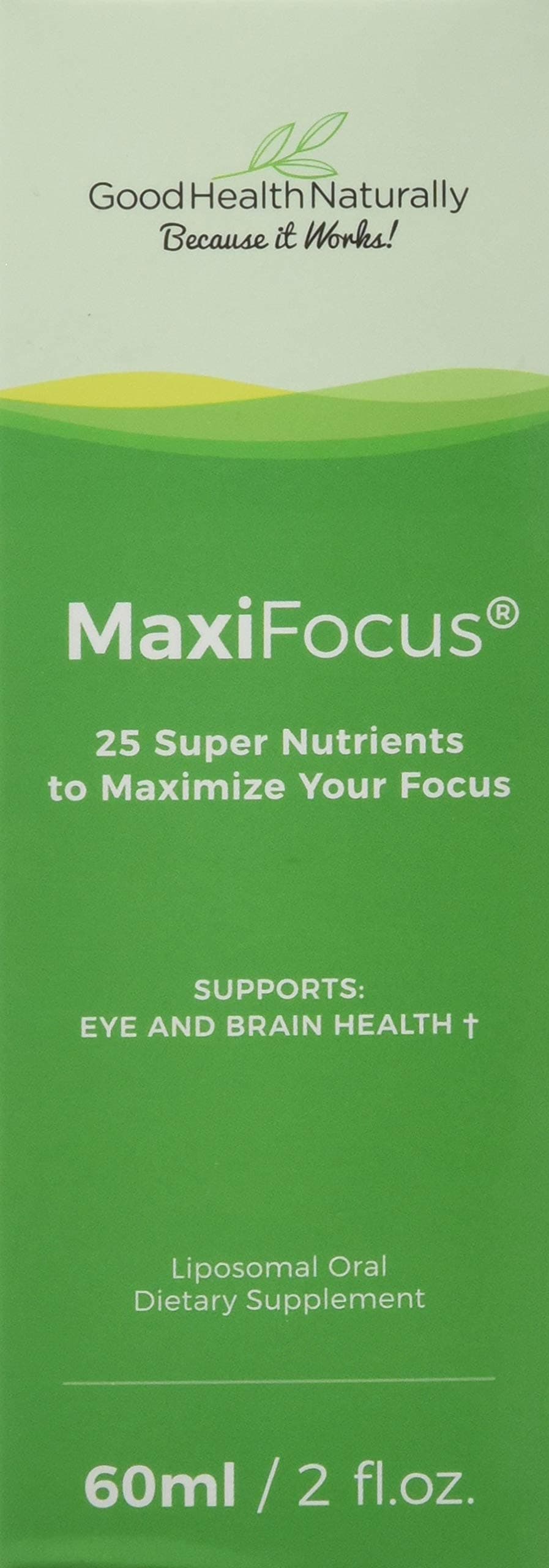 MaxiFocus Sublingual Liposomal Drops