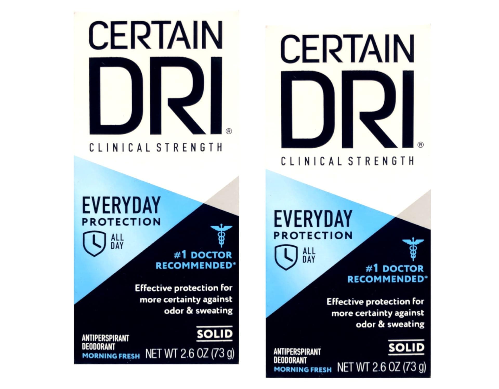 Certain Dri A.m Solid Antiperspirant/Deodorant 2.6 Oz (2 Pack)