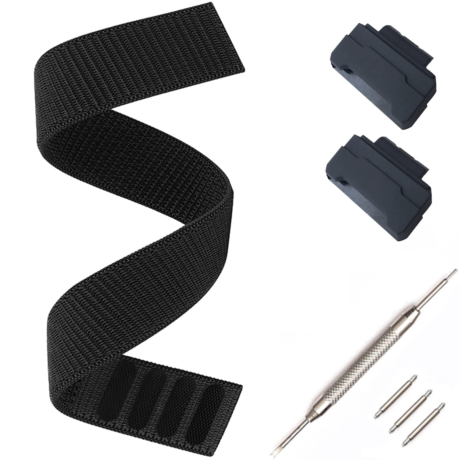 Nylon Strap Replacement for G-Shock Watch Bands Compatible with Casio G-Shock Watch Model GA-100/110/120/300/400/GBX100/GD120/DW-5305/DW-D5500/DW6900/DW9052/GWM-5610/GW-B5600/GM-5600