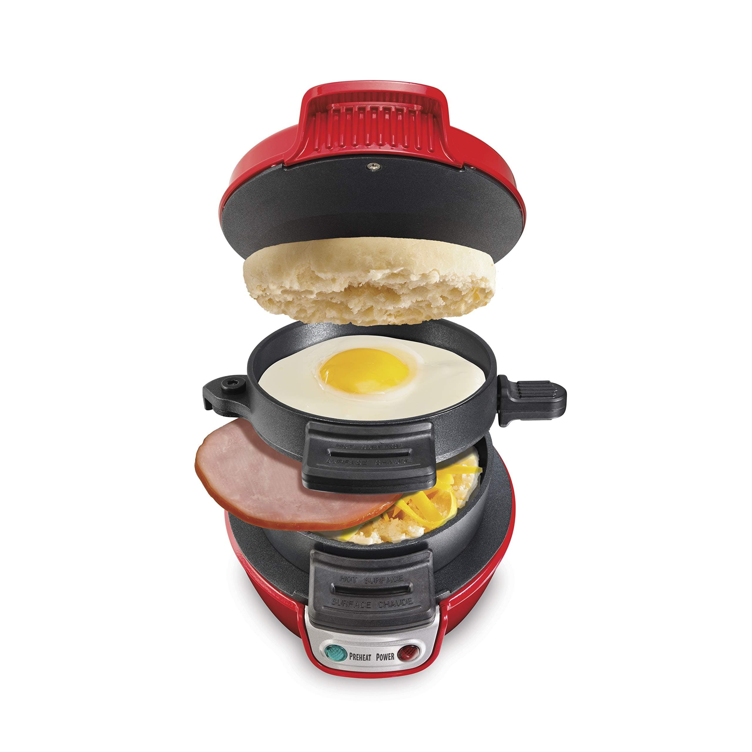 Hamilton Beach Breakfast Sandwich Maker - Red
